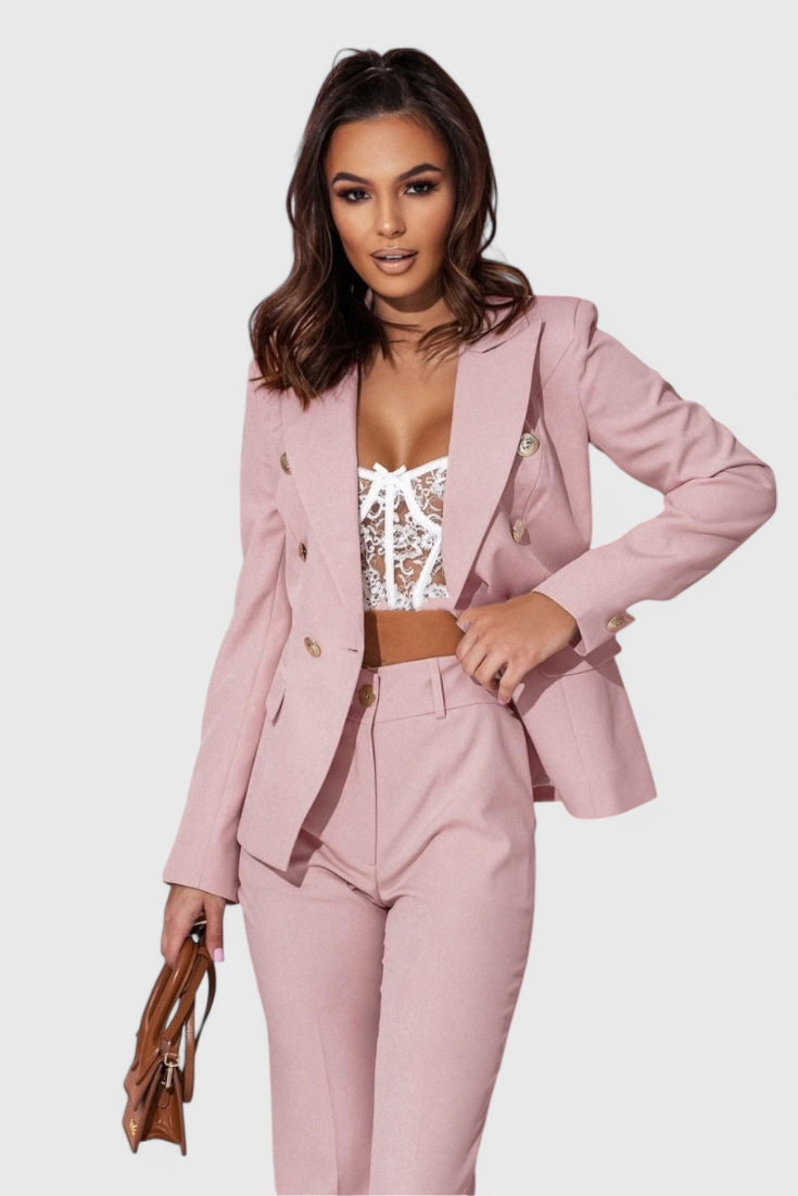Rosalin Elegante Set con Blazer e Pantaloni