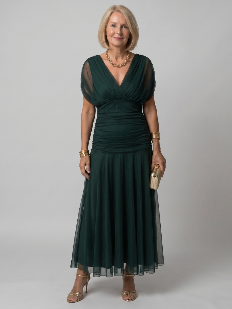 Calen | Vestito Midi Off Shoulder