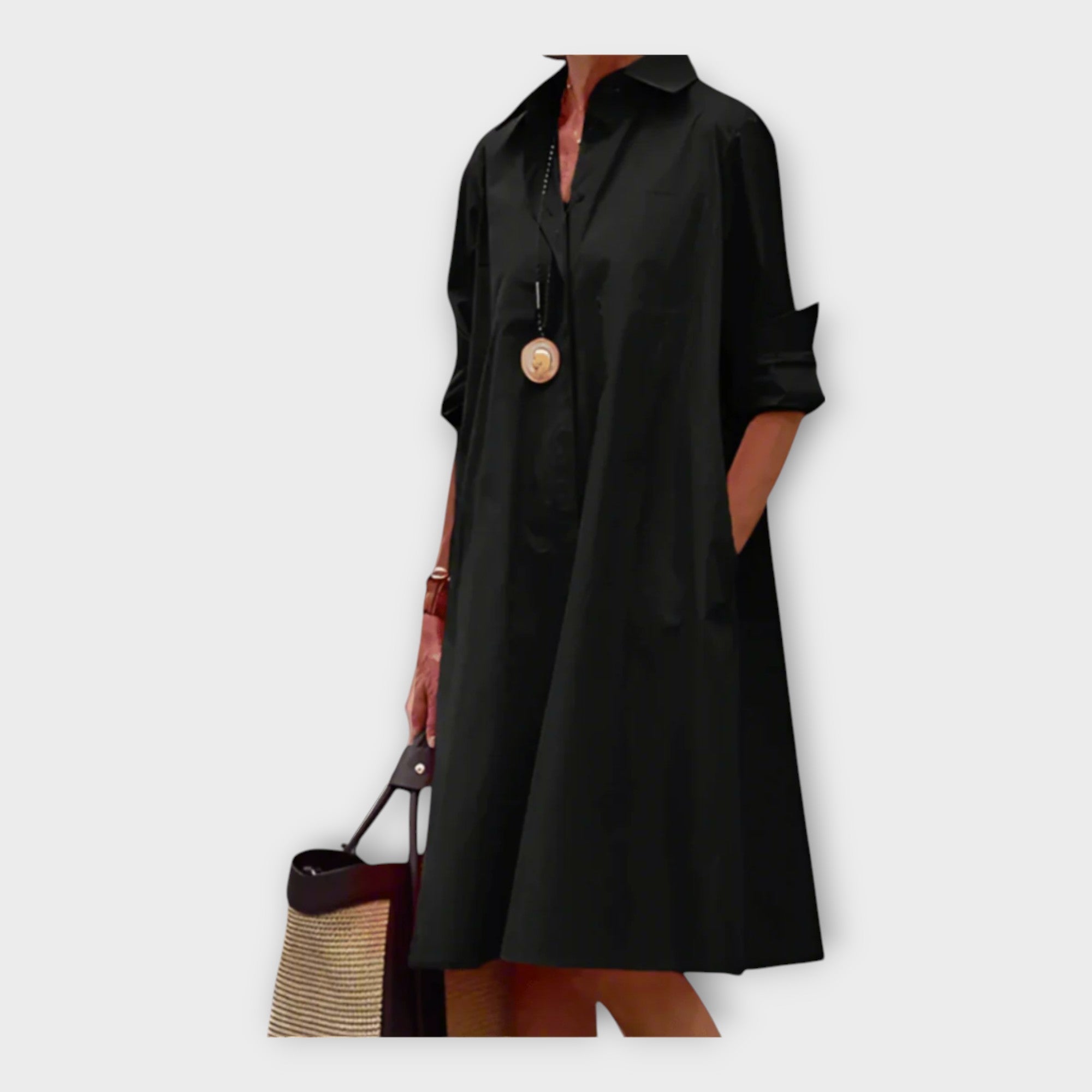 Abito Polo Elegante in Tessuto Premium