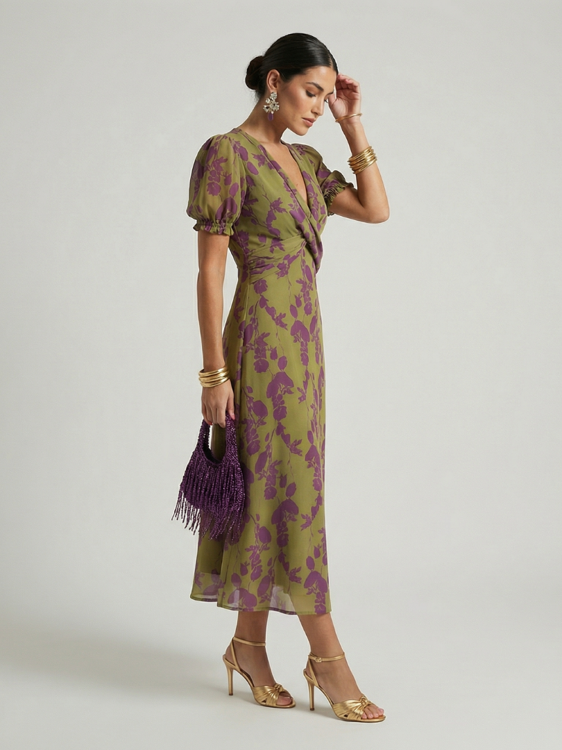 Virel | Vestito Midi Floreale Relaxed