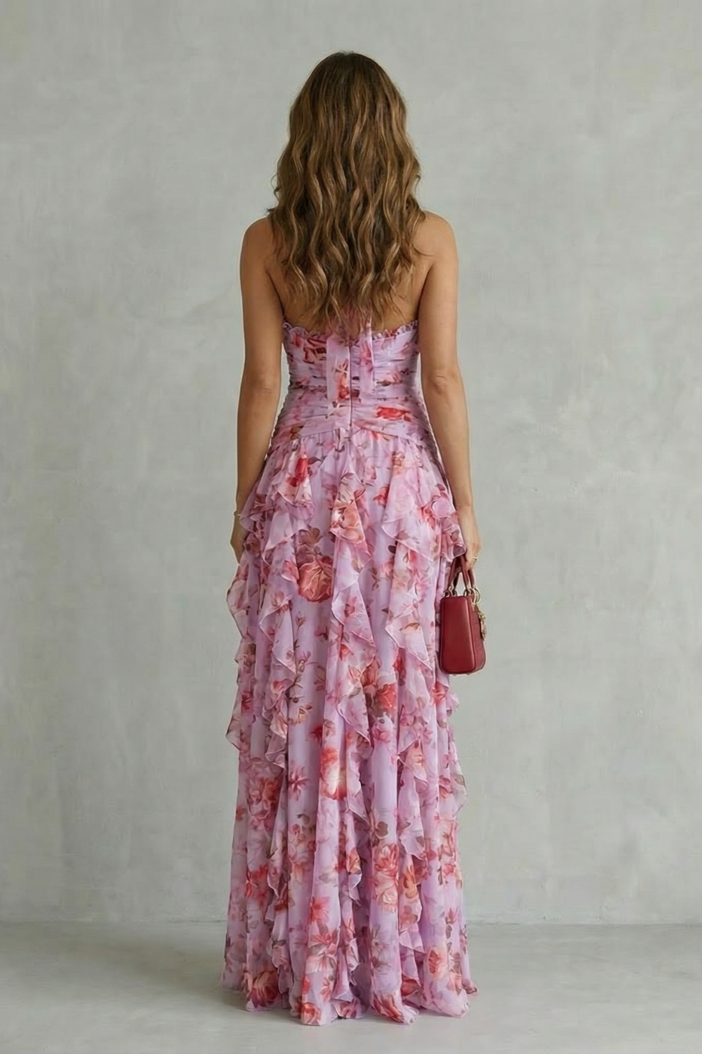 Bella | Vestito lungo con collo halter