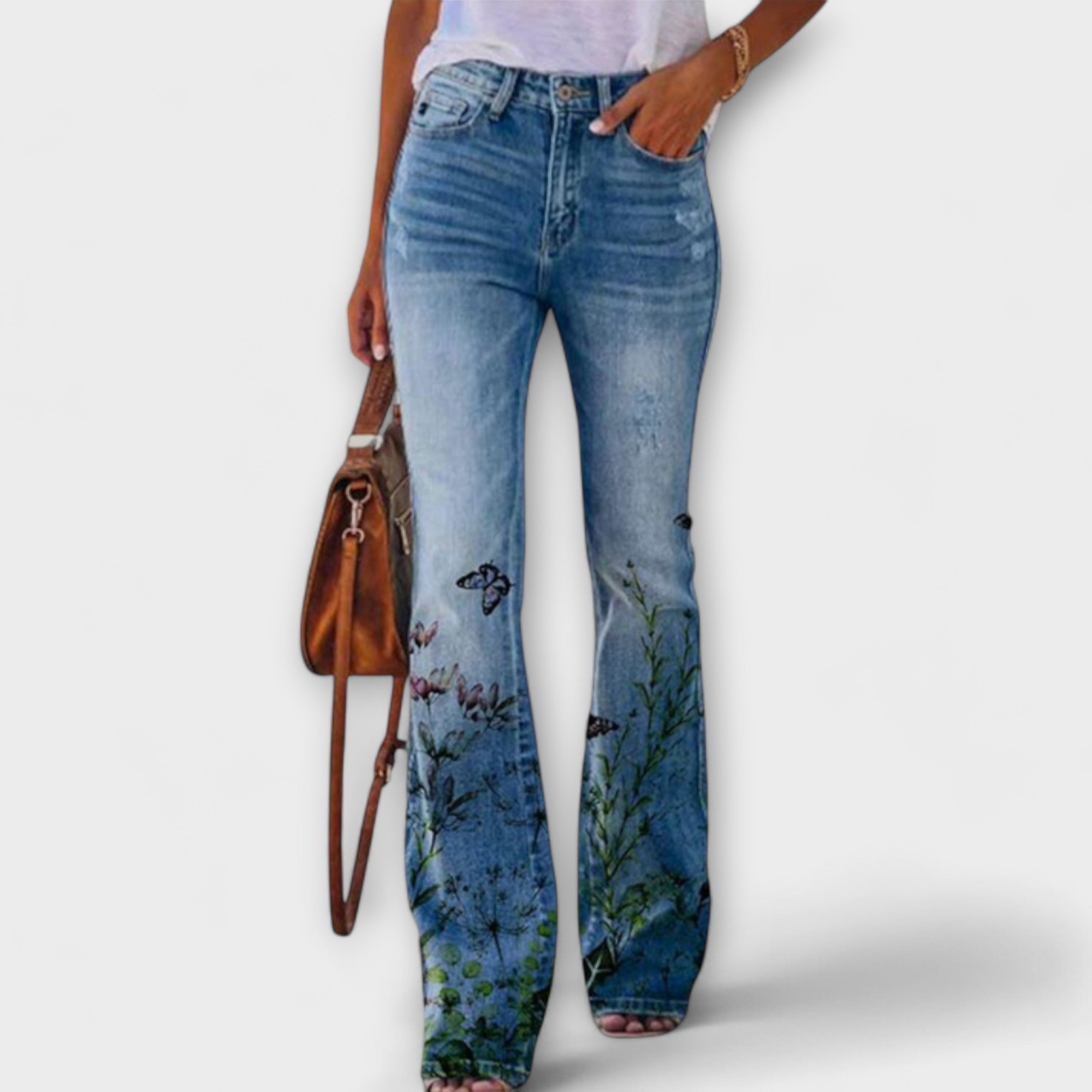 Pantaloni Floreali