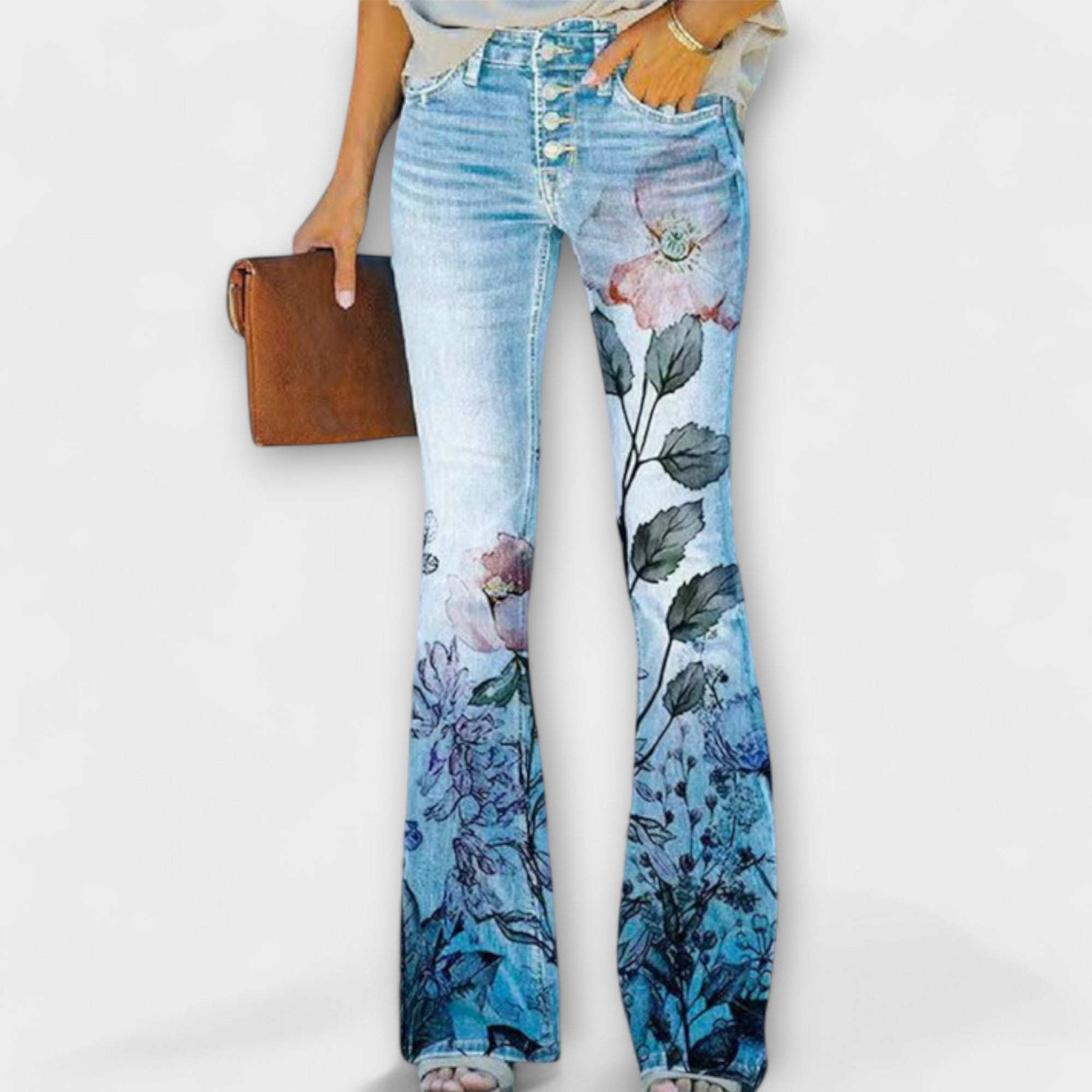 Pantaloni Floreali