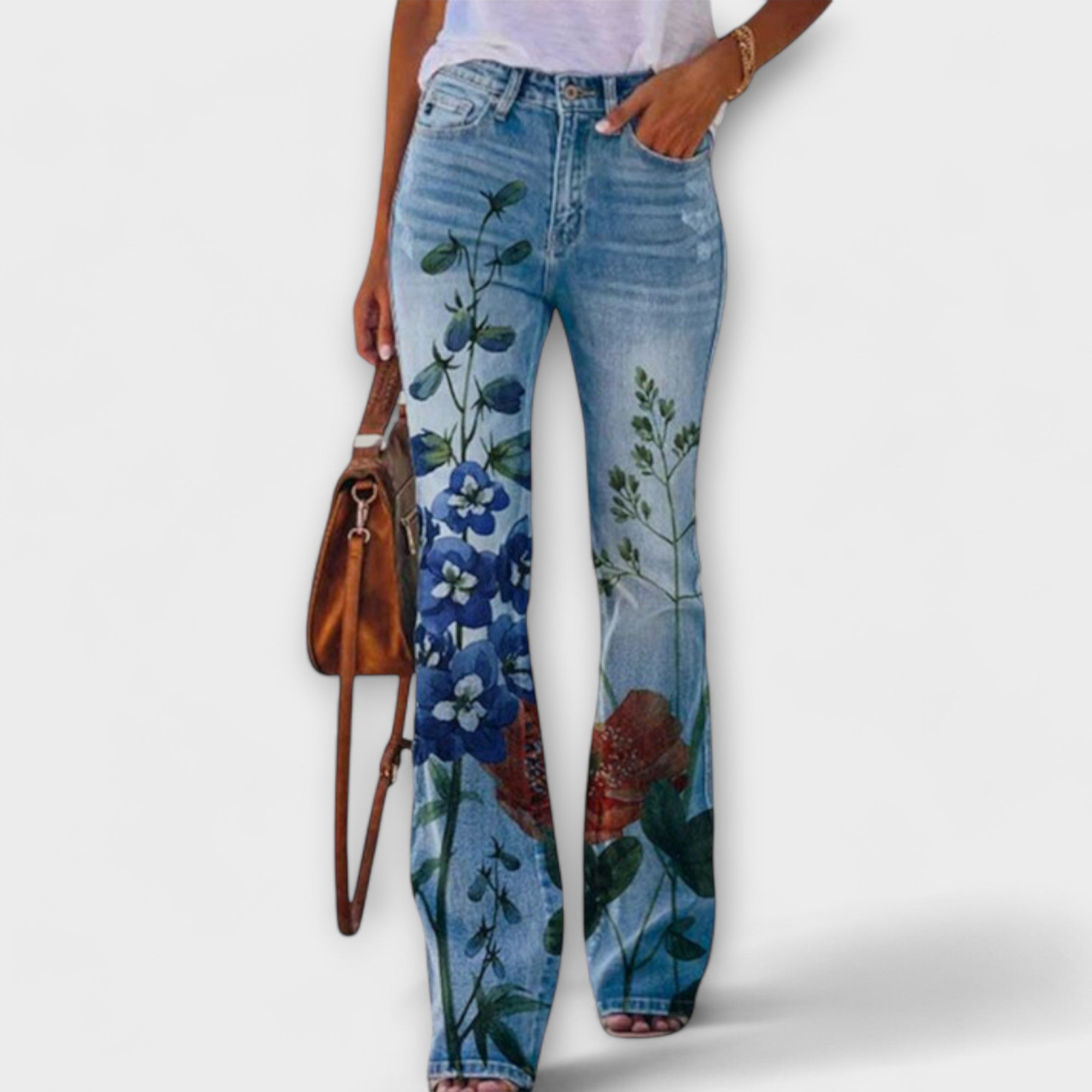 Pantaloni Floreali