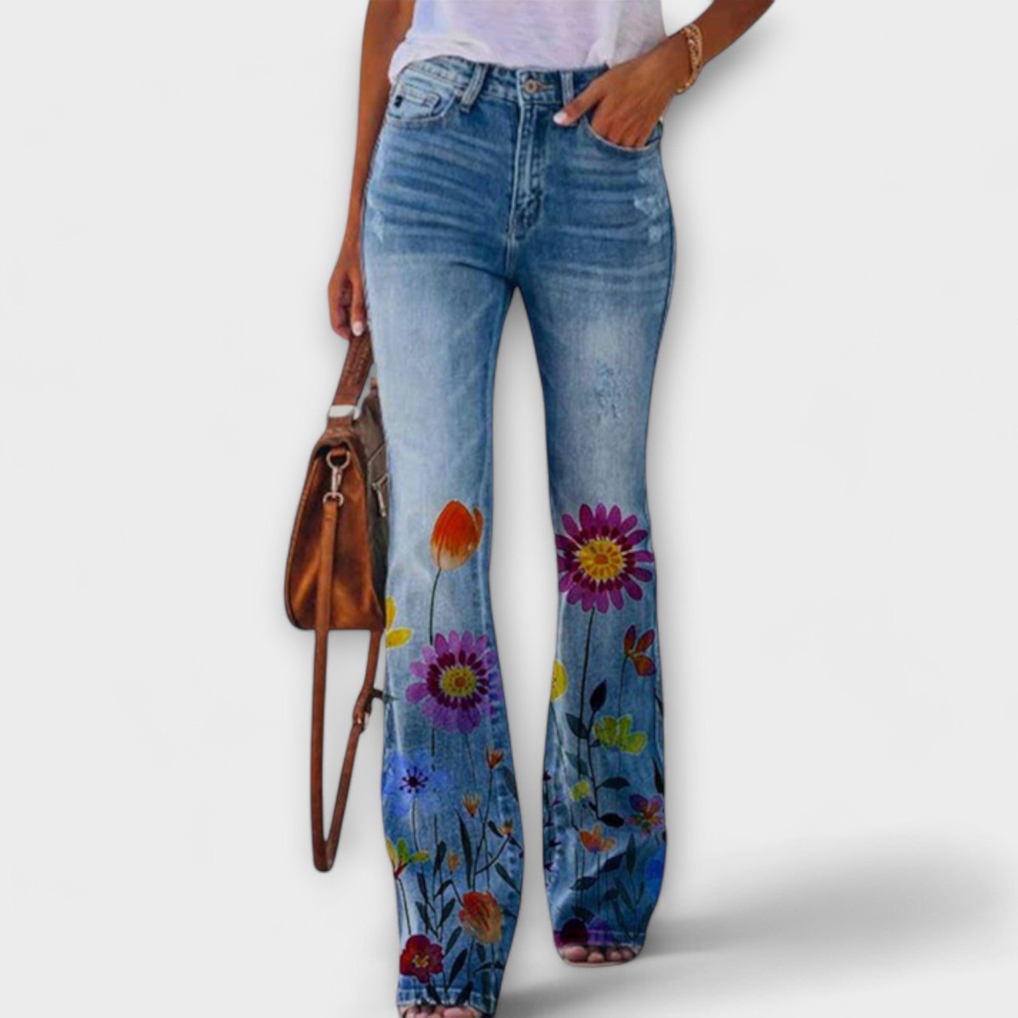 Pantaloni Floreali