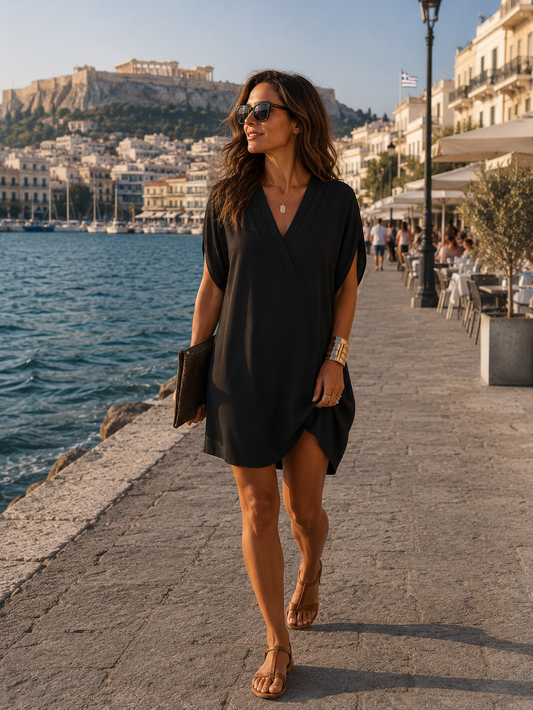 Laura | Abito Piqué in Stile Camicia