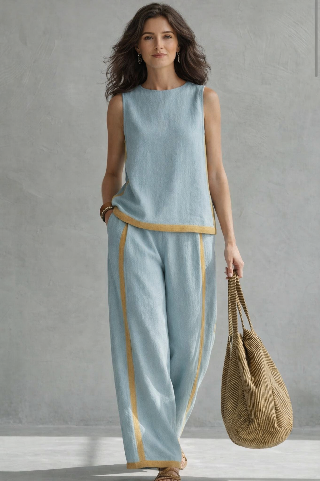 Leila | Set Elegante in Cotone e Lino