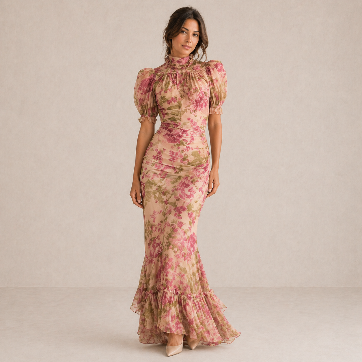 SAE | Maxi Abito Rose