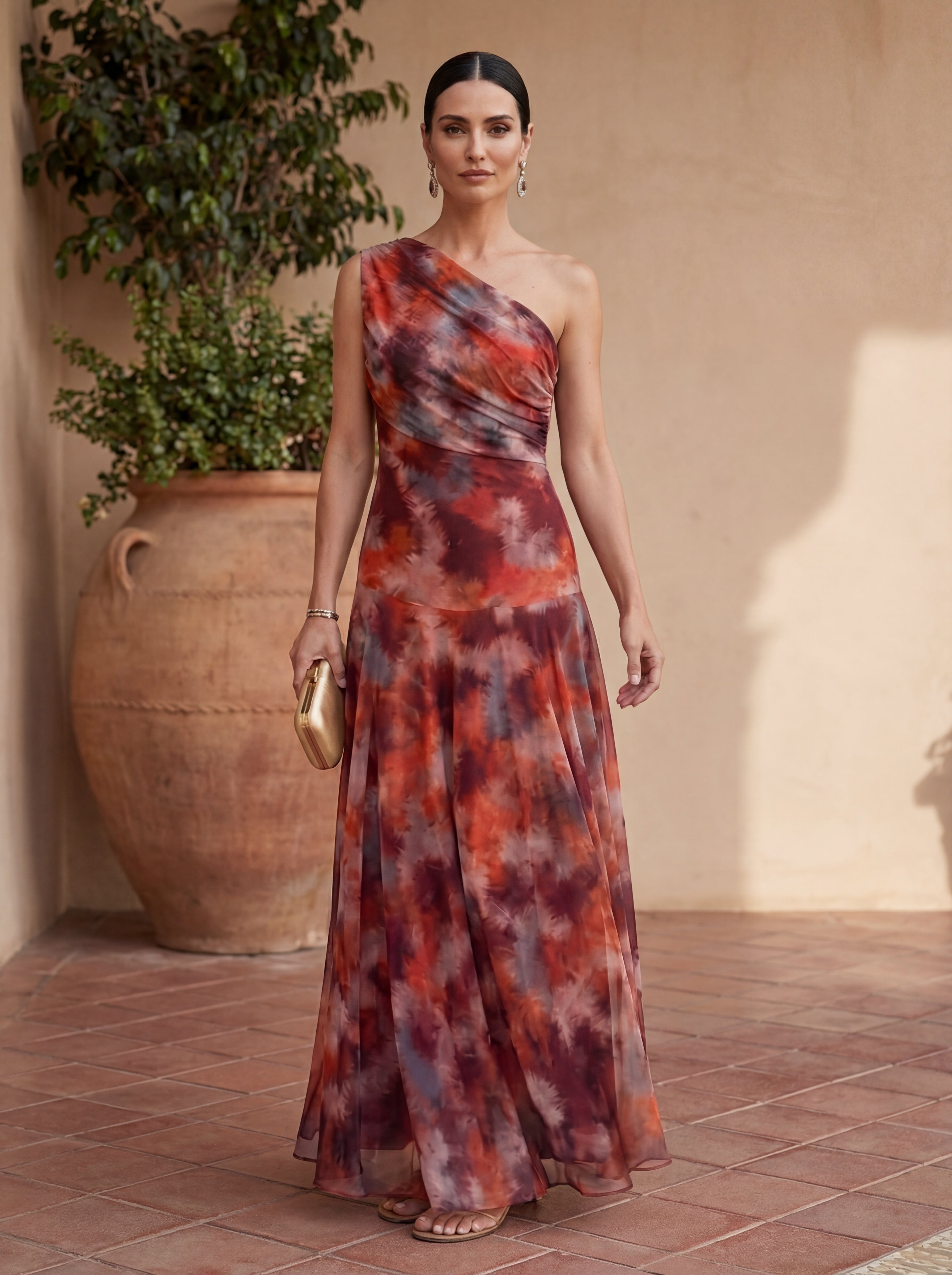 Uma - Abito fluido ampio con design elegante