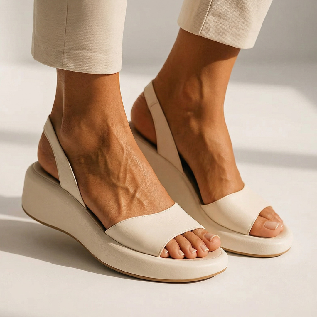 Galatea | Sandali minimalisti con punta aperta