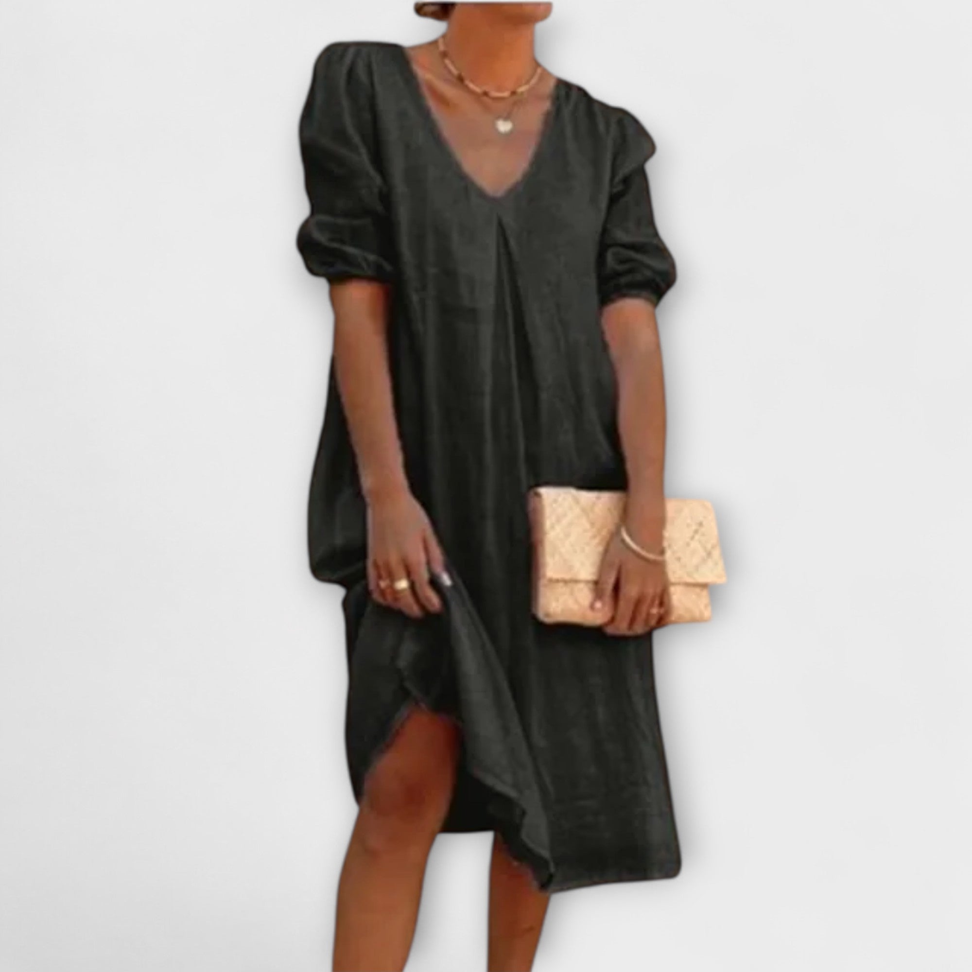 Fanny — Abito Estivo Elegante con Dettagli in Maglia