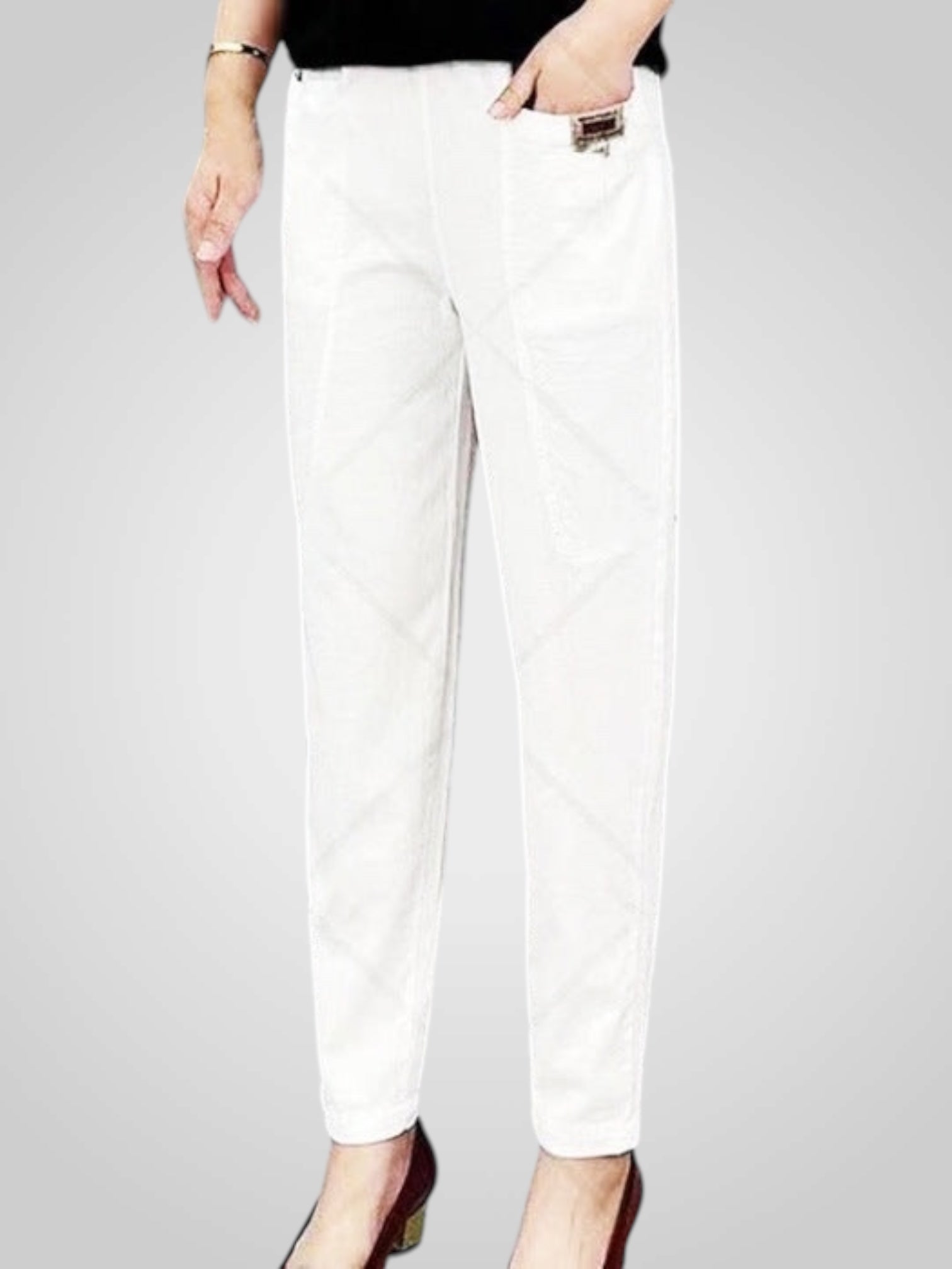 Yara | Pantaloni in Cotone Comodi