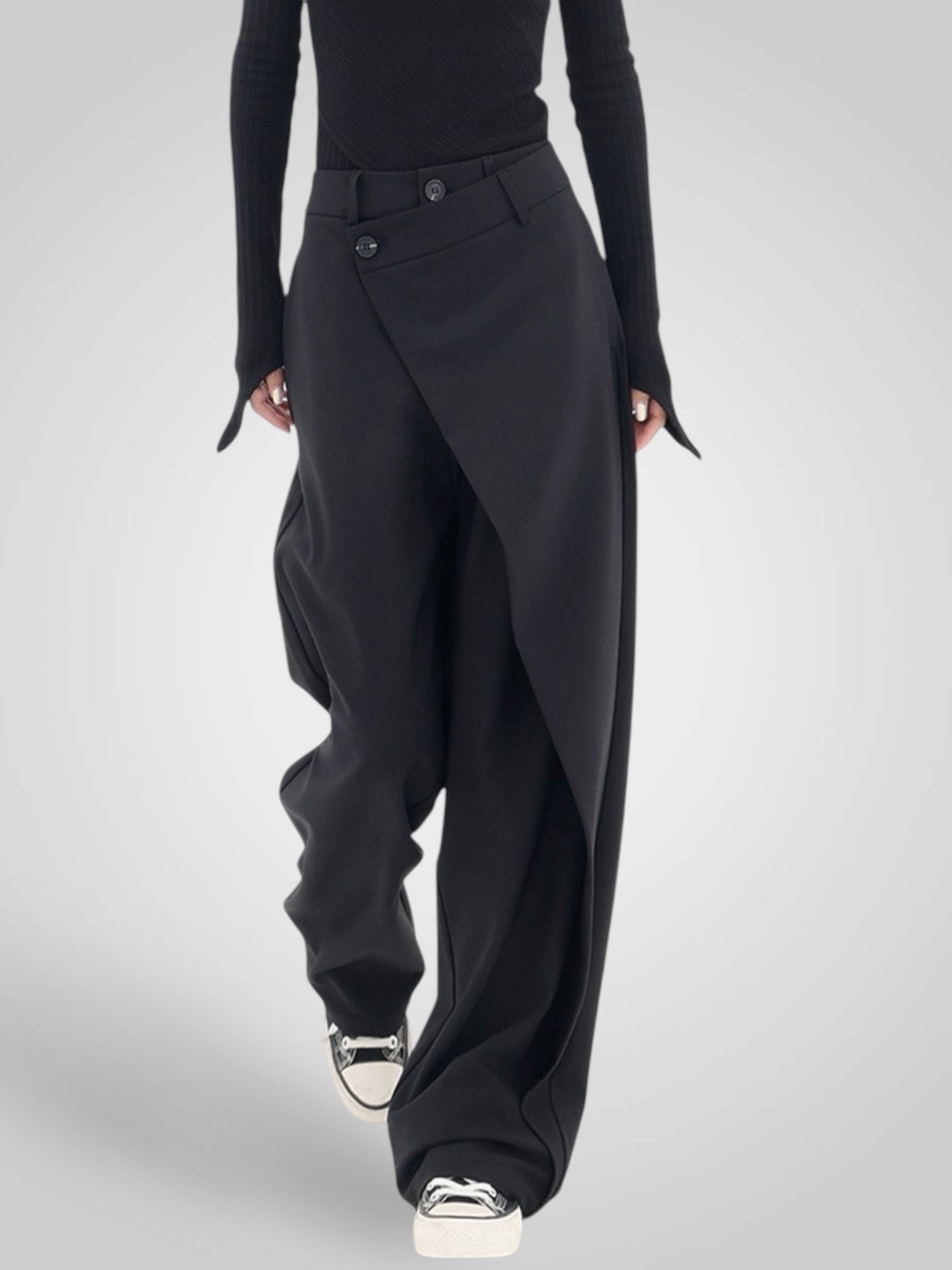 Aimee | Pantaloni Asimmetrici a Strati