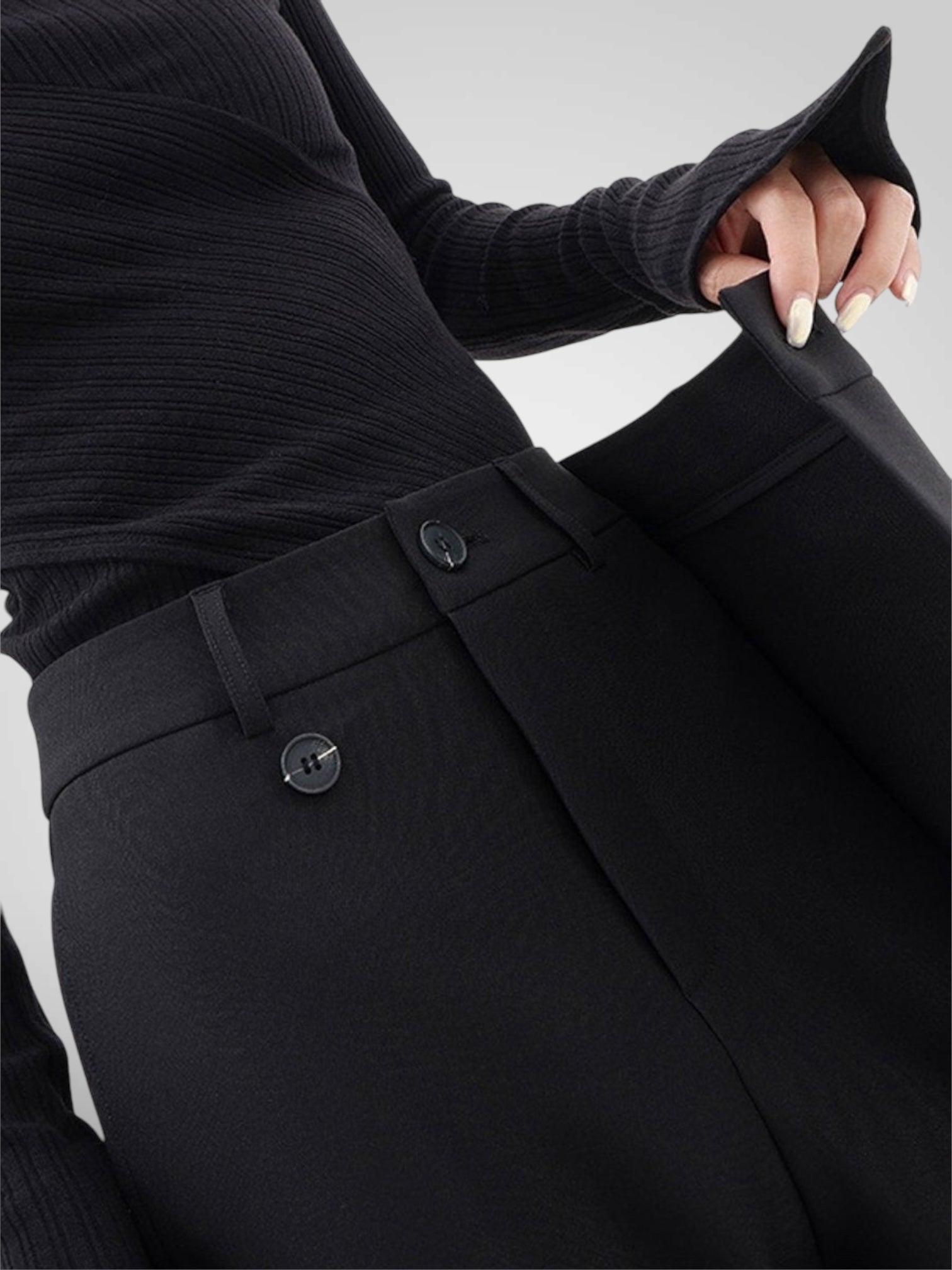 Aimee | Pantaloni Asimmetrici a Strati