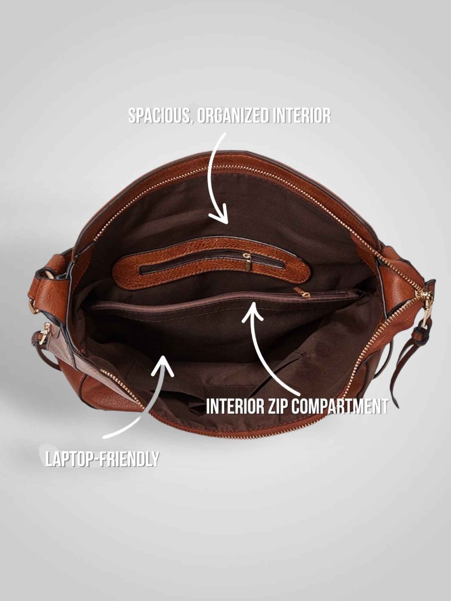 Sofà | Borsa Hobo di Lusso in Pelle Anti-Furto