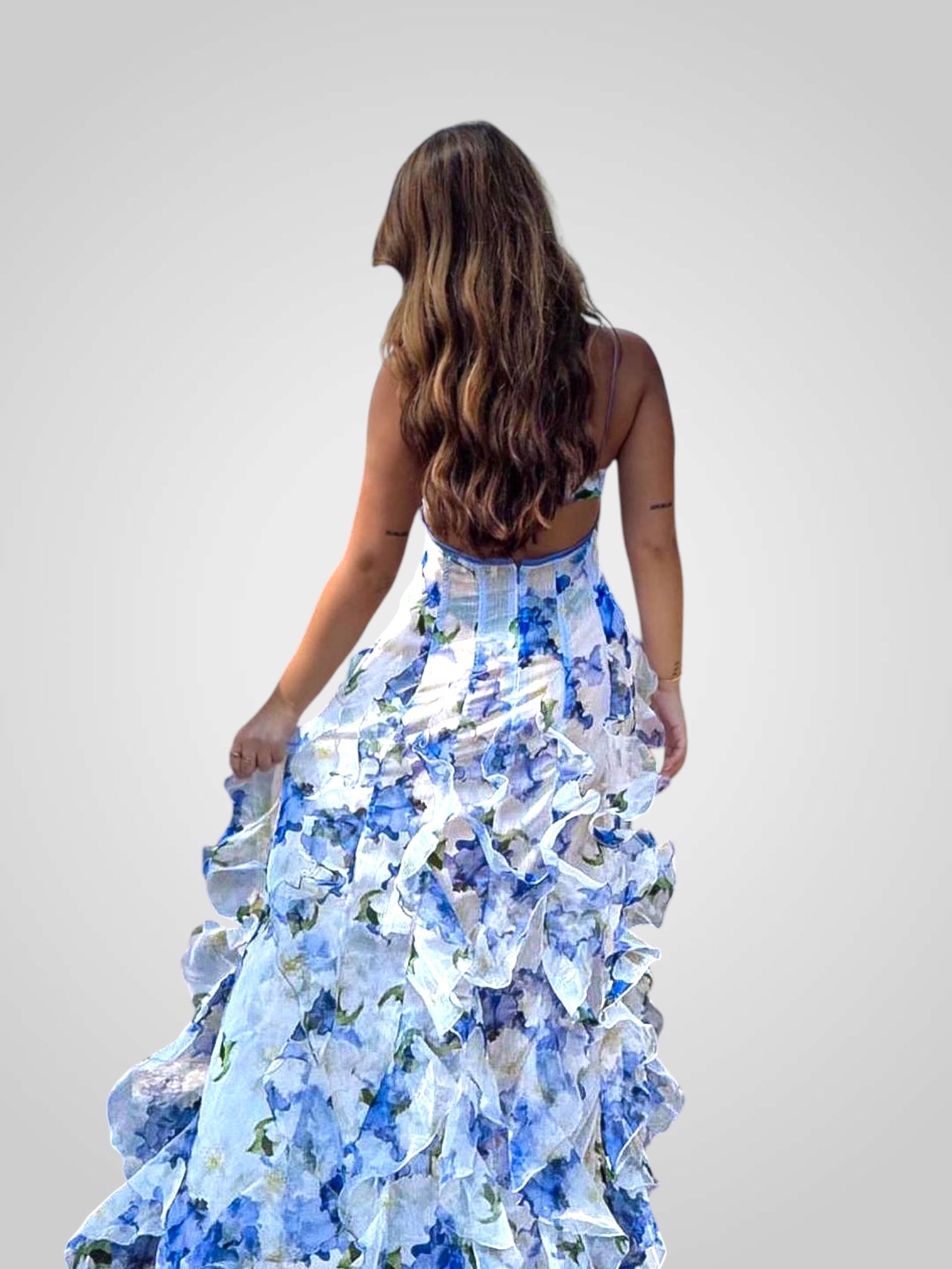 Fawn | Vestito Floreale Arricciato