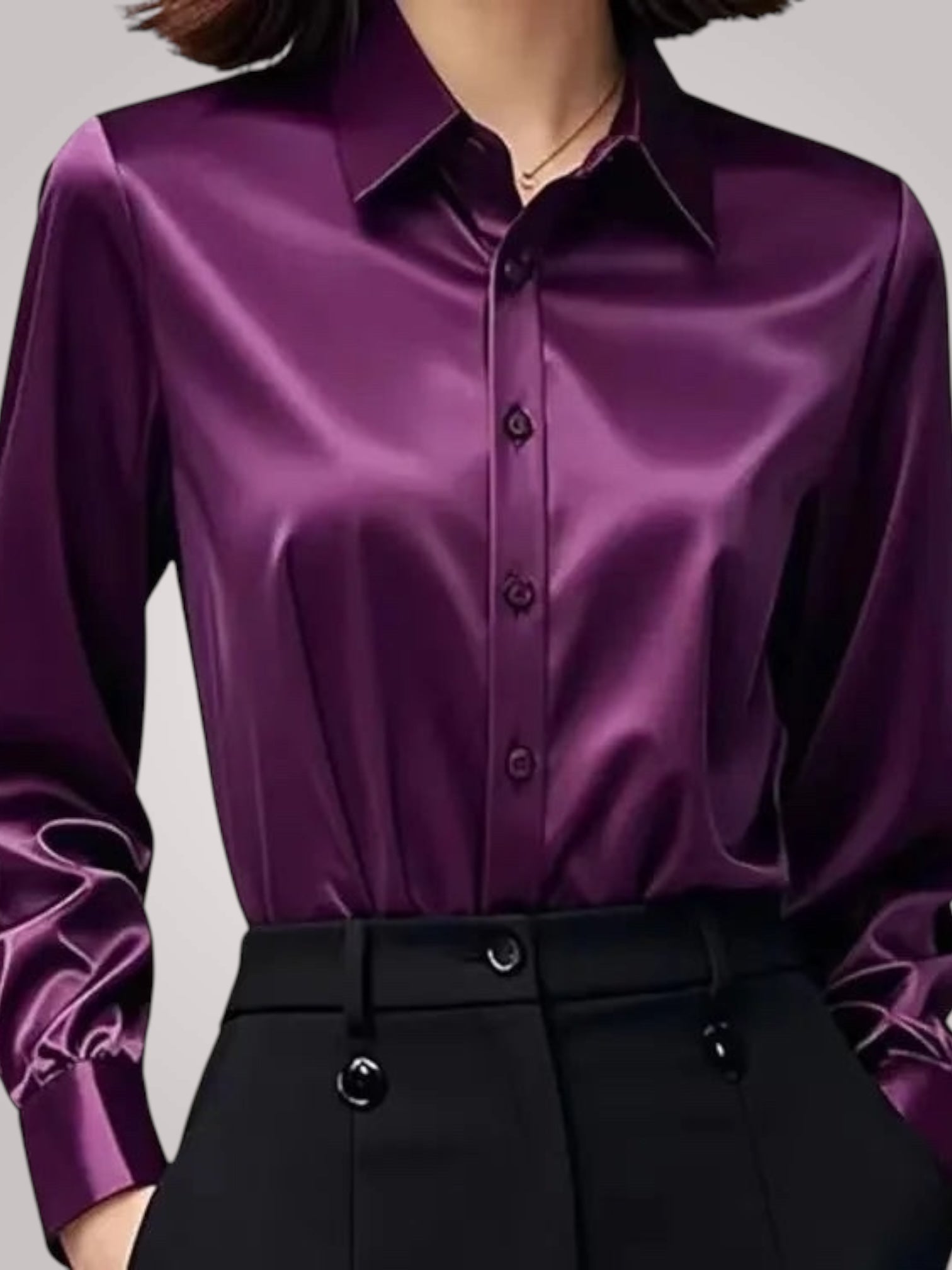 Elvir | Blusa in Satin
