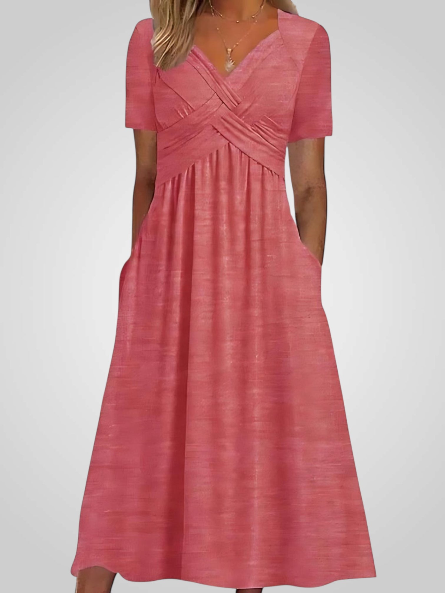 Carmen | Vestito Midi con Copertura per Pancia