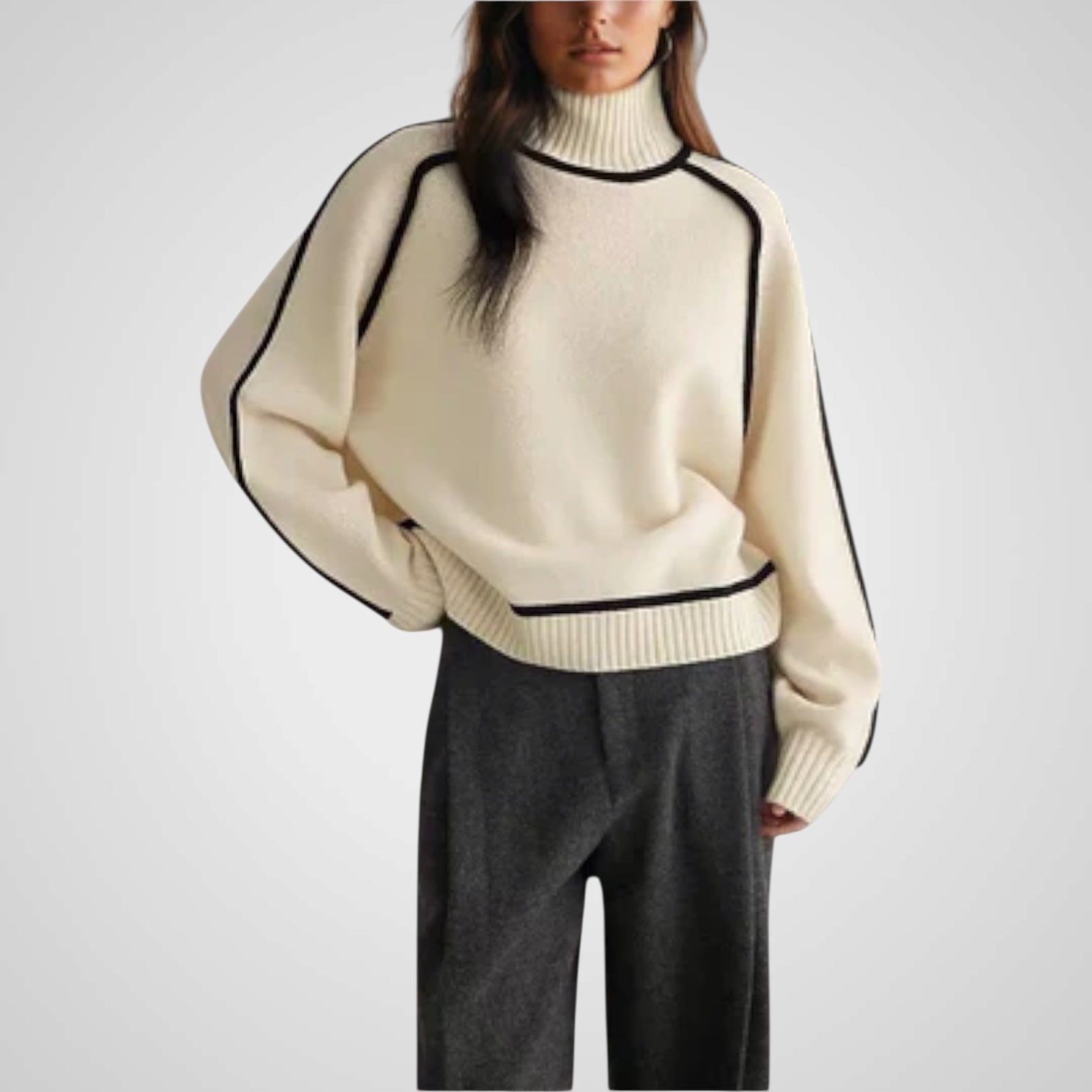 Dora | Maglione Collo Alto Morbido ed Elegante