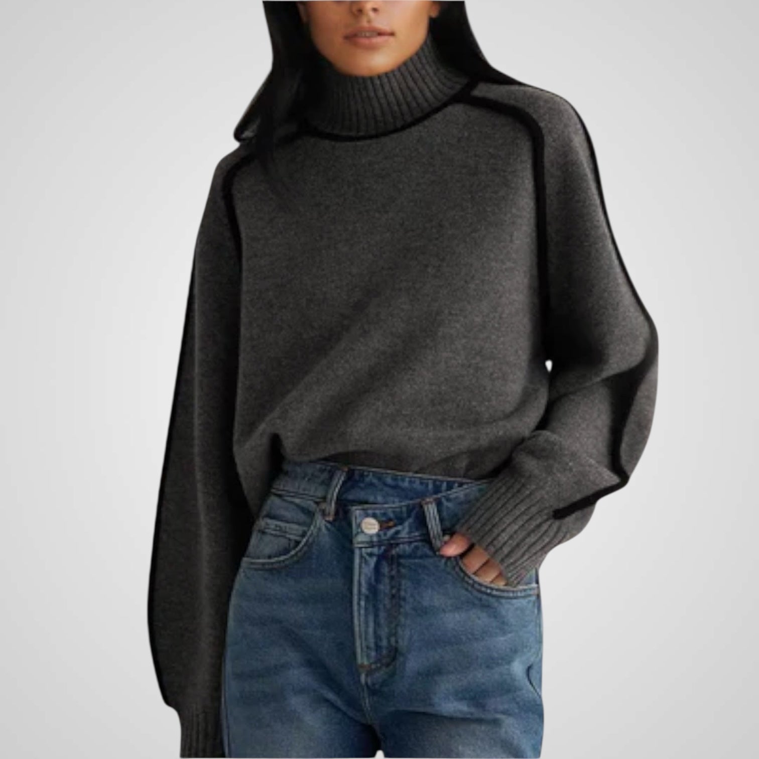 Dora | Maglione Collo Alto Morbido ed Elegante