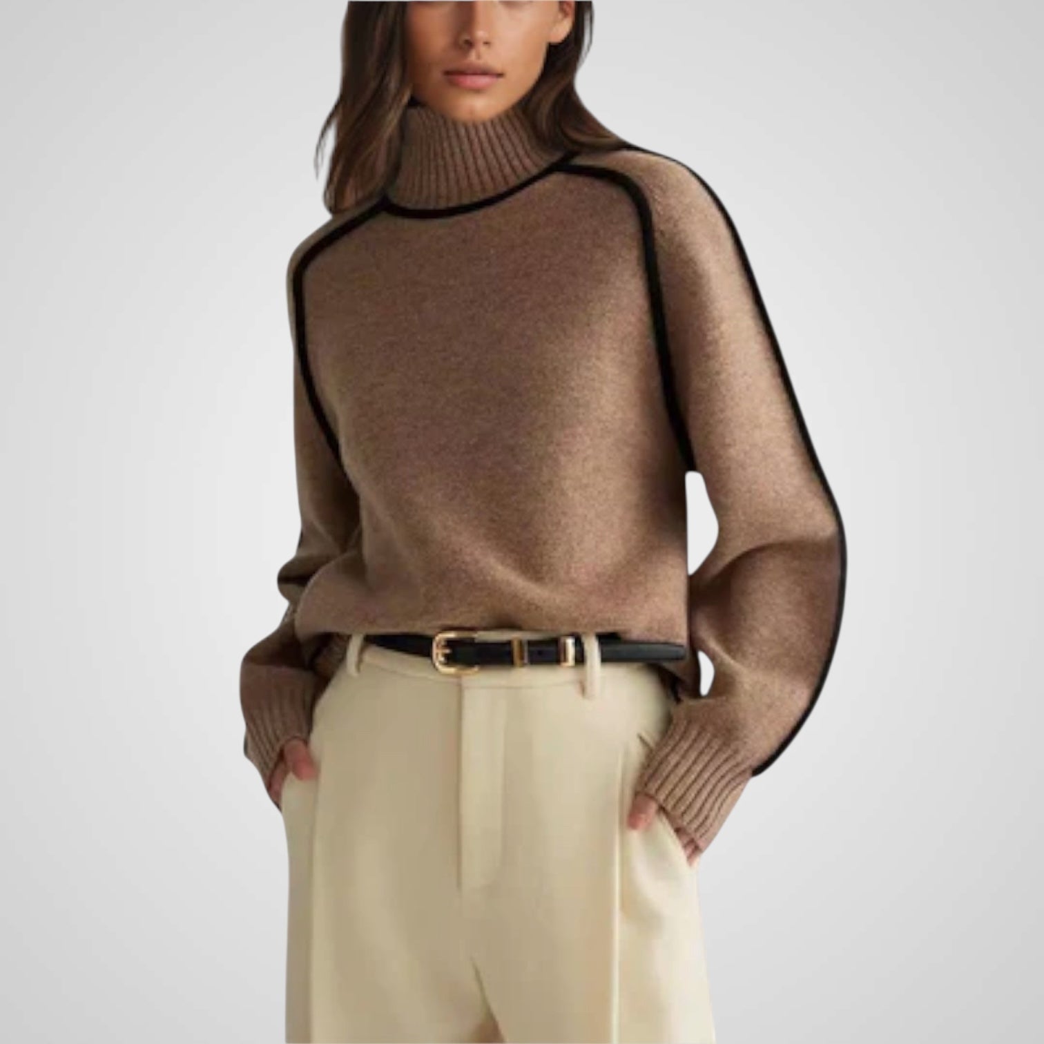 Dora | Maglione Collo Alto Morbido ed Elegante