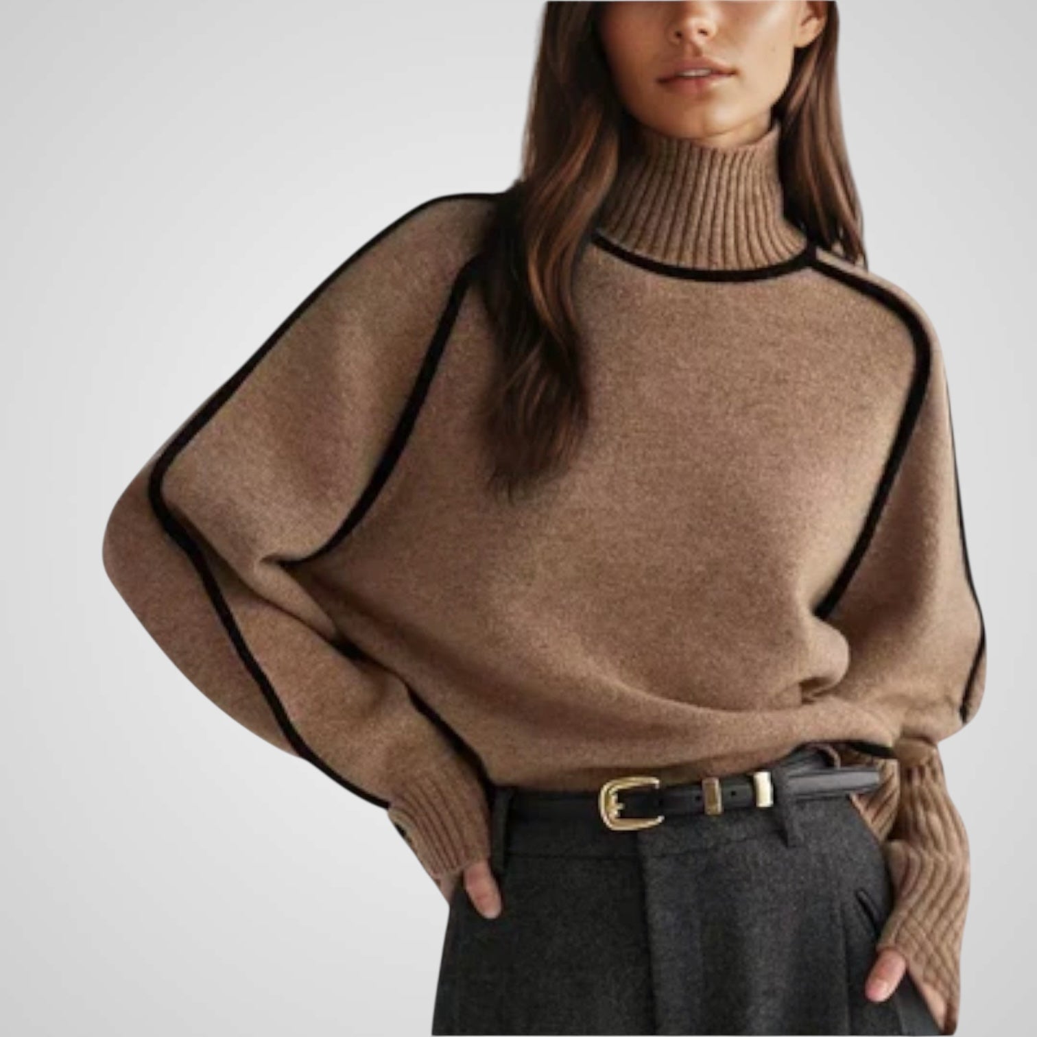 Dora | Maglione Collo Alto Morbido ed Elegante