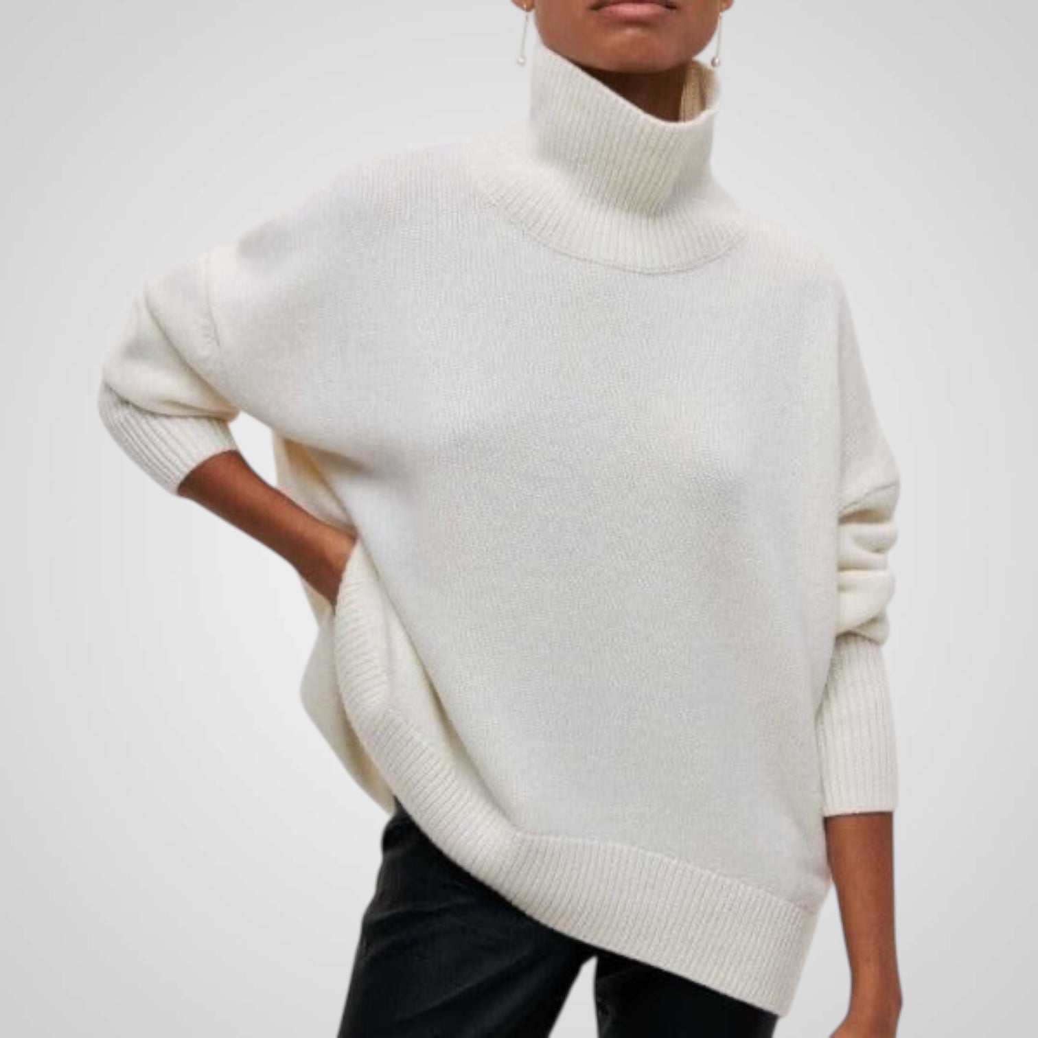 Nora | Maglione a Collo Alto