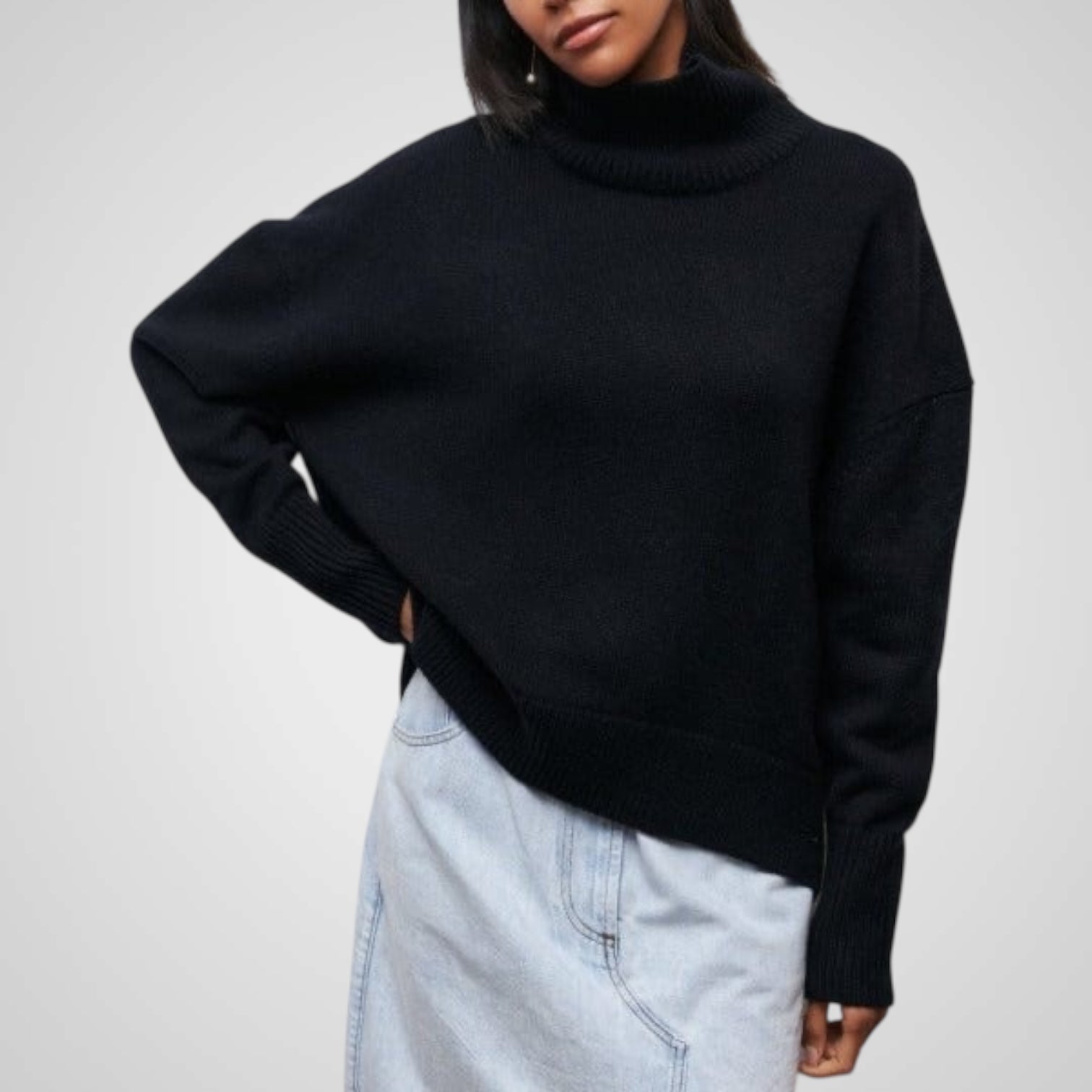 Nora | Maglione a Collo Alto
