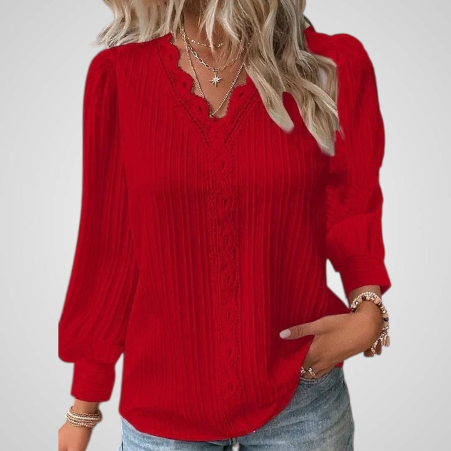 Alison | Blusa Femminile - Pieghetta Comoda