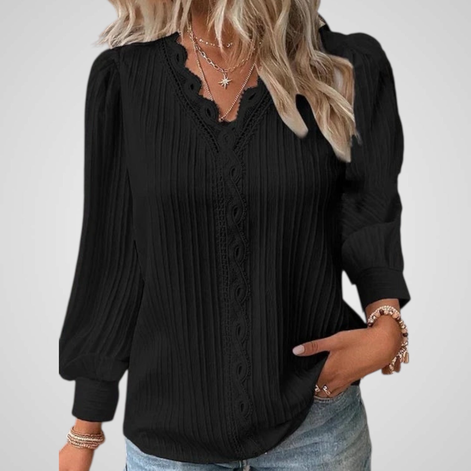 Alison | Blusa Femminile - Pieghetta Comoda