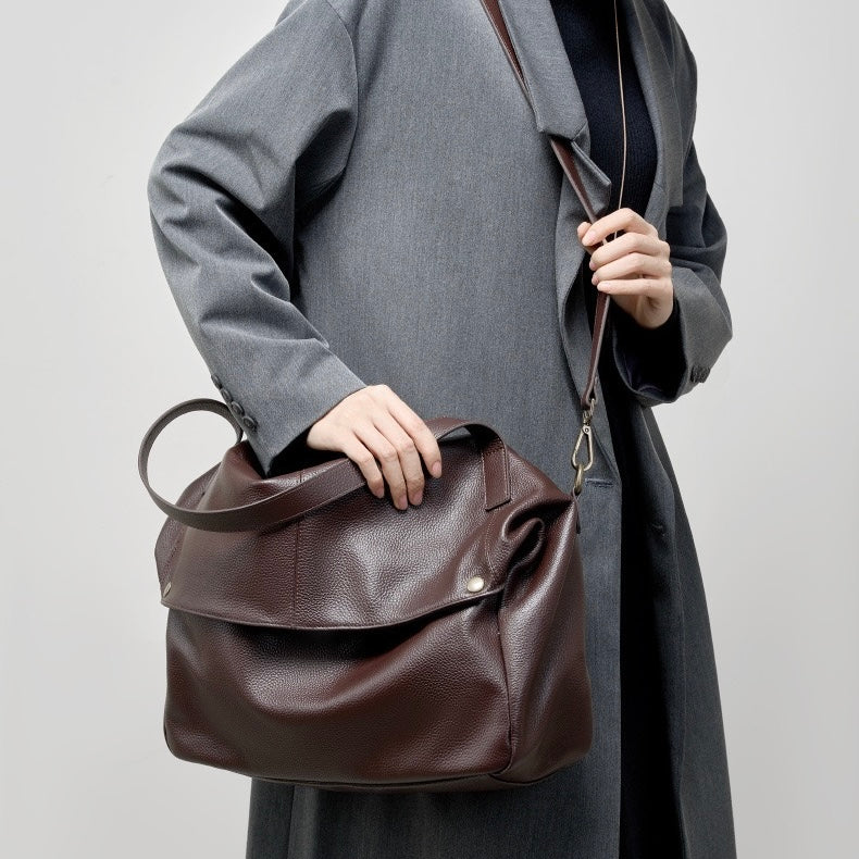 Adriani | Borsa mini malista in vera pelle morbida e retrò per uso quotidiano