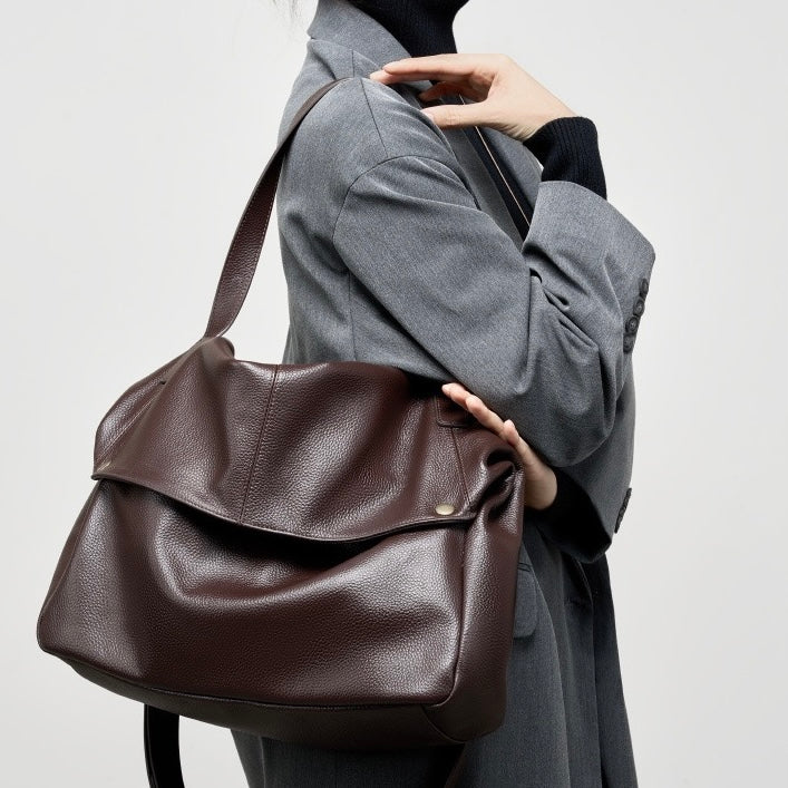 Adriani | Borsa mini malista in vera pelle morbida e retrò per uso quotidiano