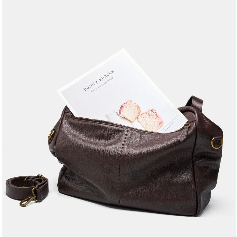 Adriani | Borsa mini malista in vera pelle morbida e retrò per uso quotidiano