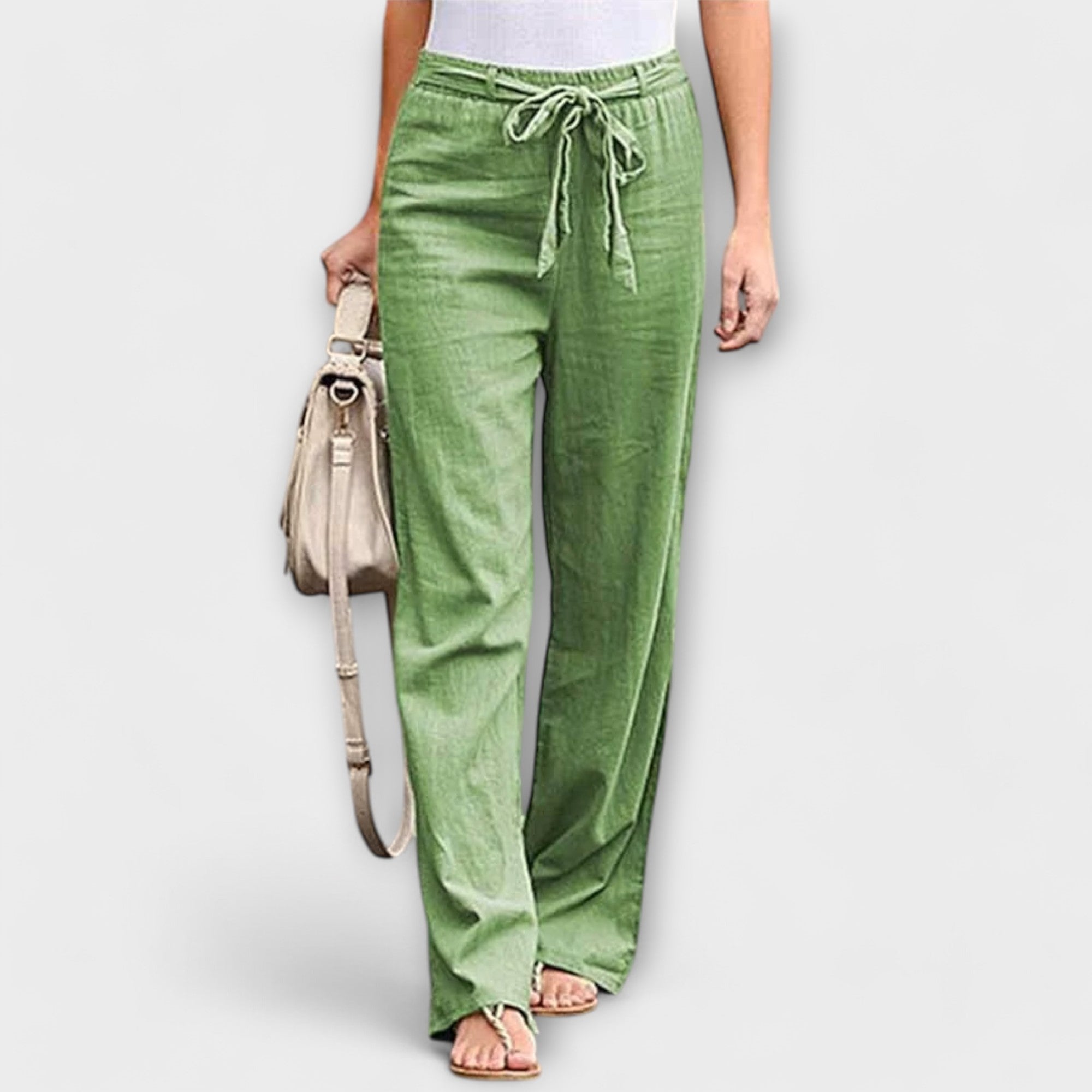 Loreen - Pantaloni leggeri in lino