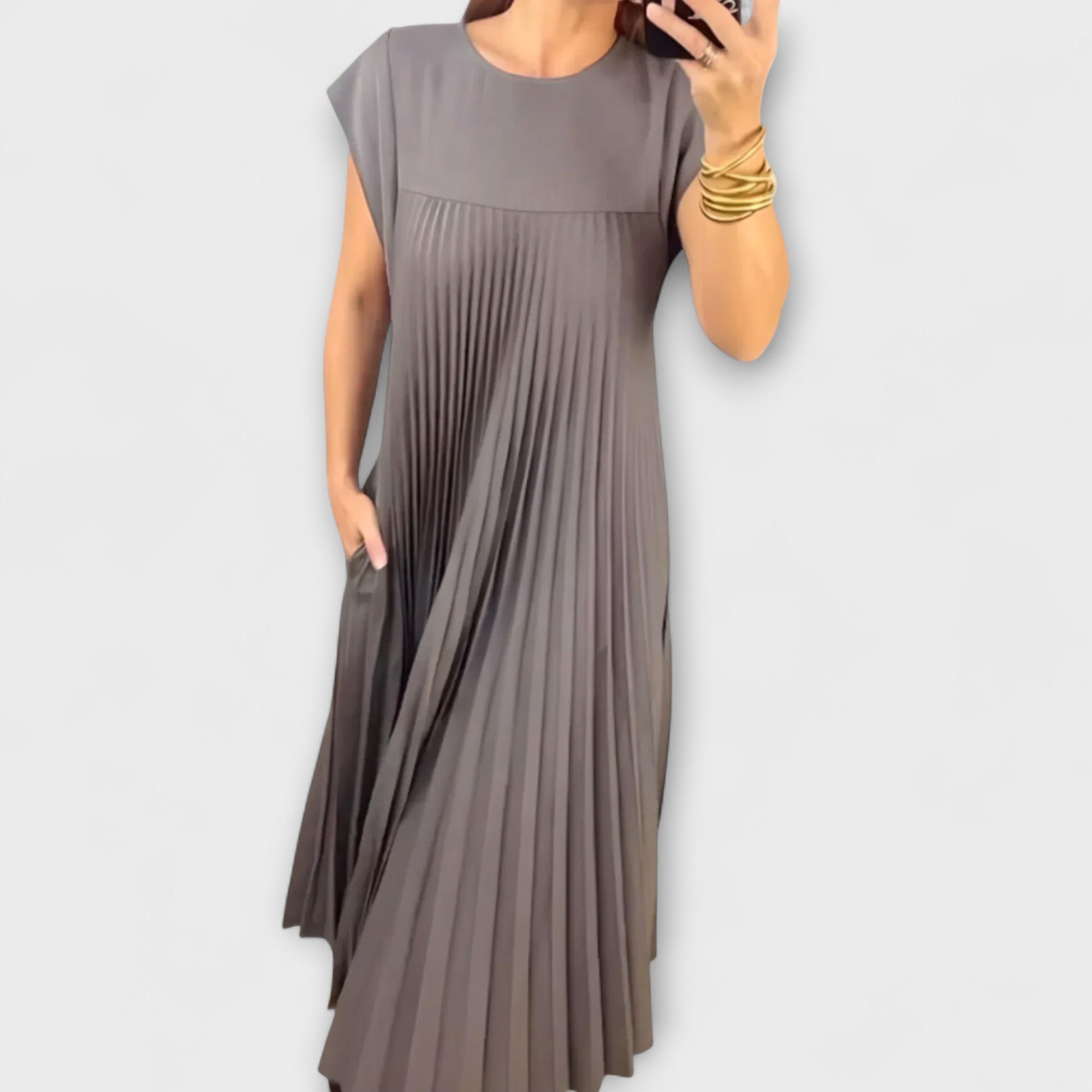 Zailer - Abito Elegante con Pieghe