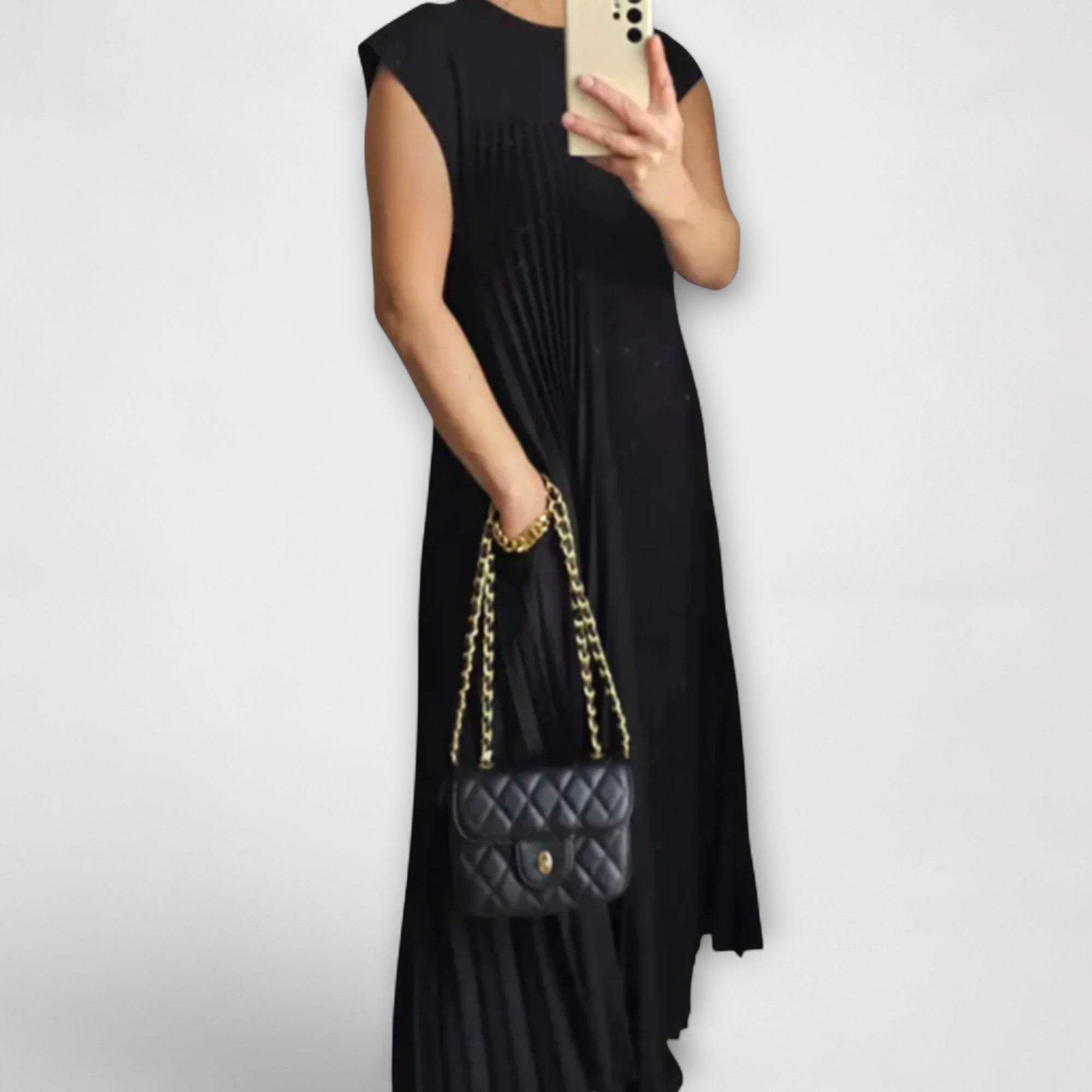 Zailer - Abito Elegante con Pieghe