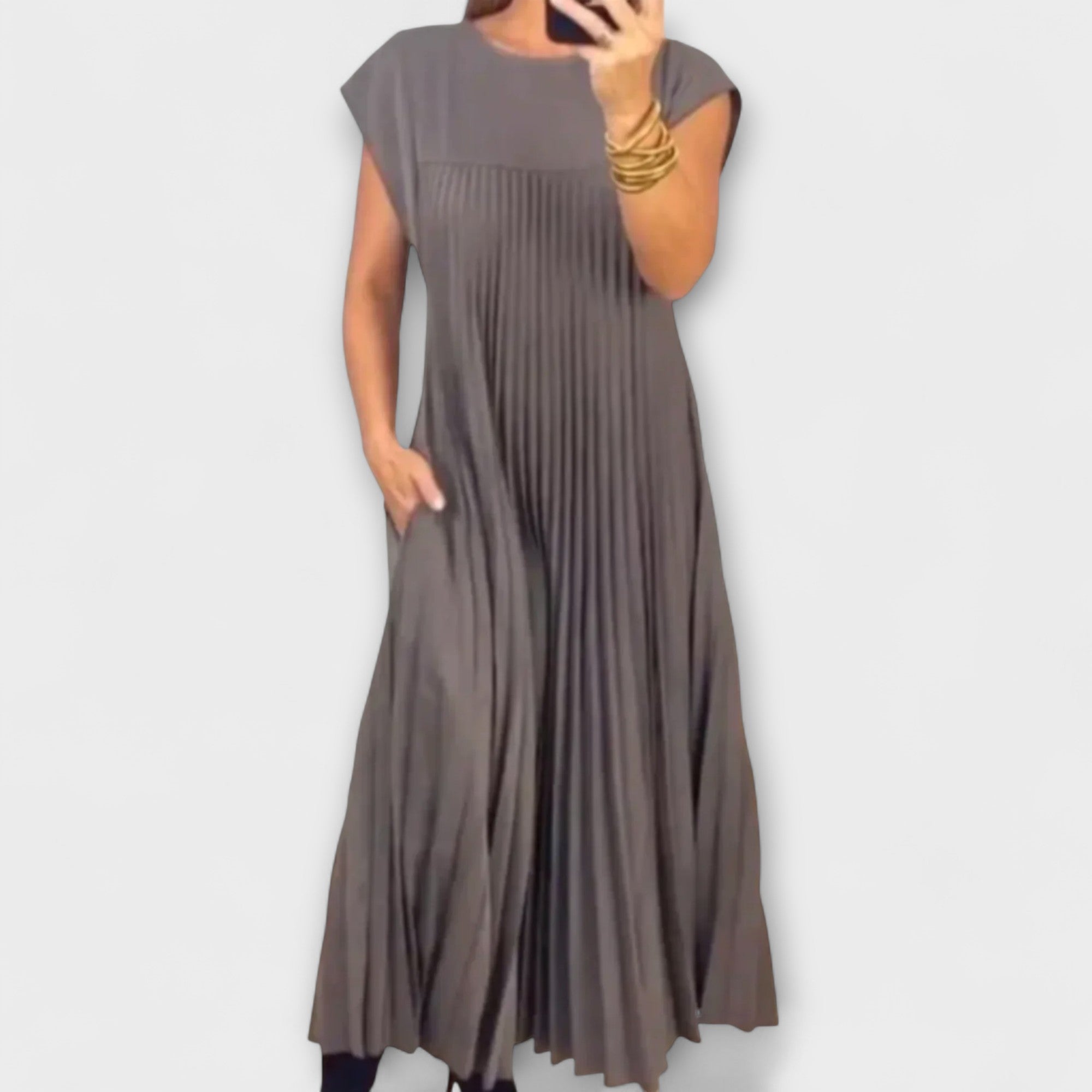 Zailer - Abito Elegante con Pieghe