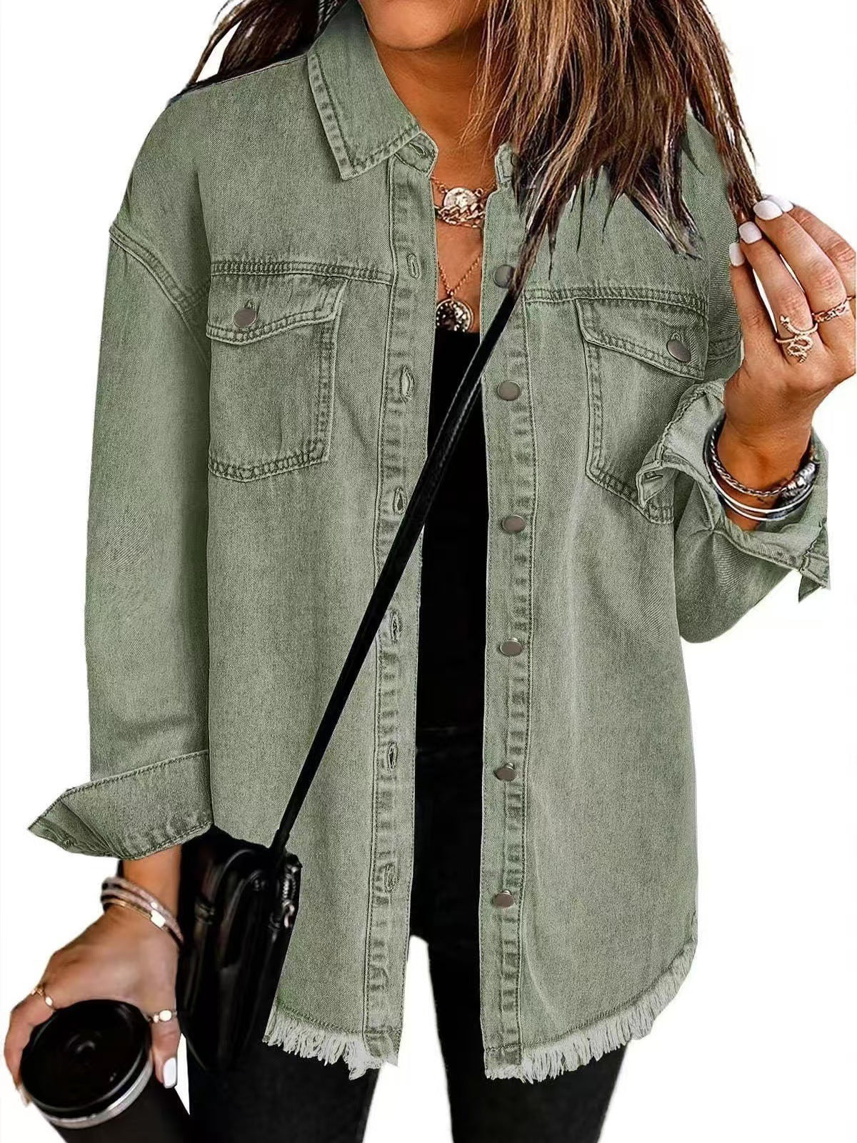 ROXANE™ – Giacca di jeans classica per uso quotidiano