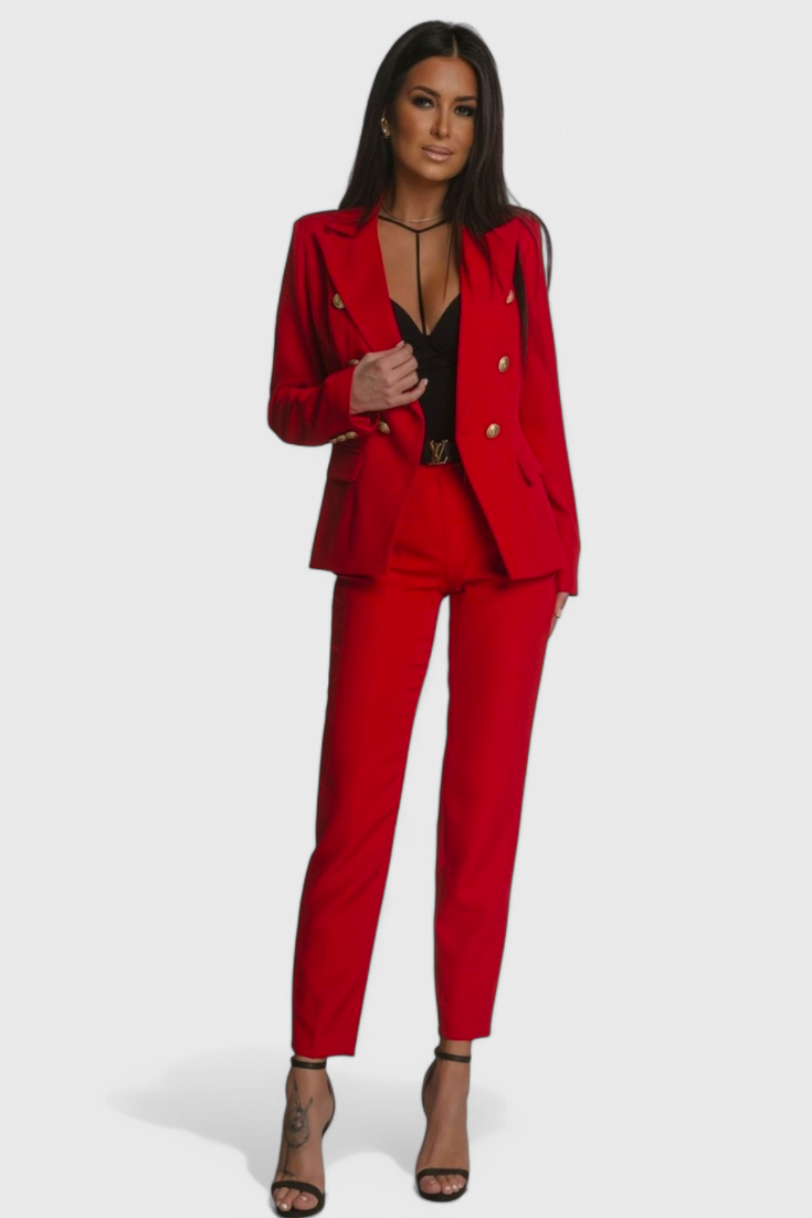 Rosalin Elegante Set con Blazer e Pantaloni