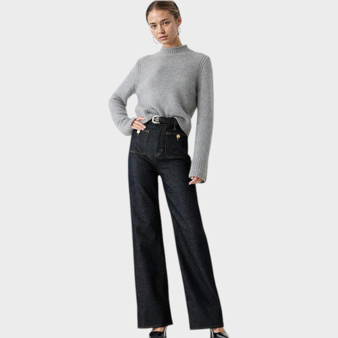 Jhana | Pantaloni Denim Capri