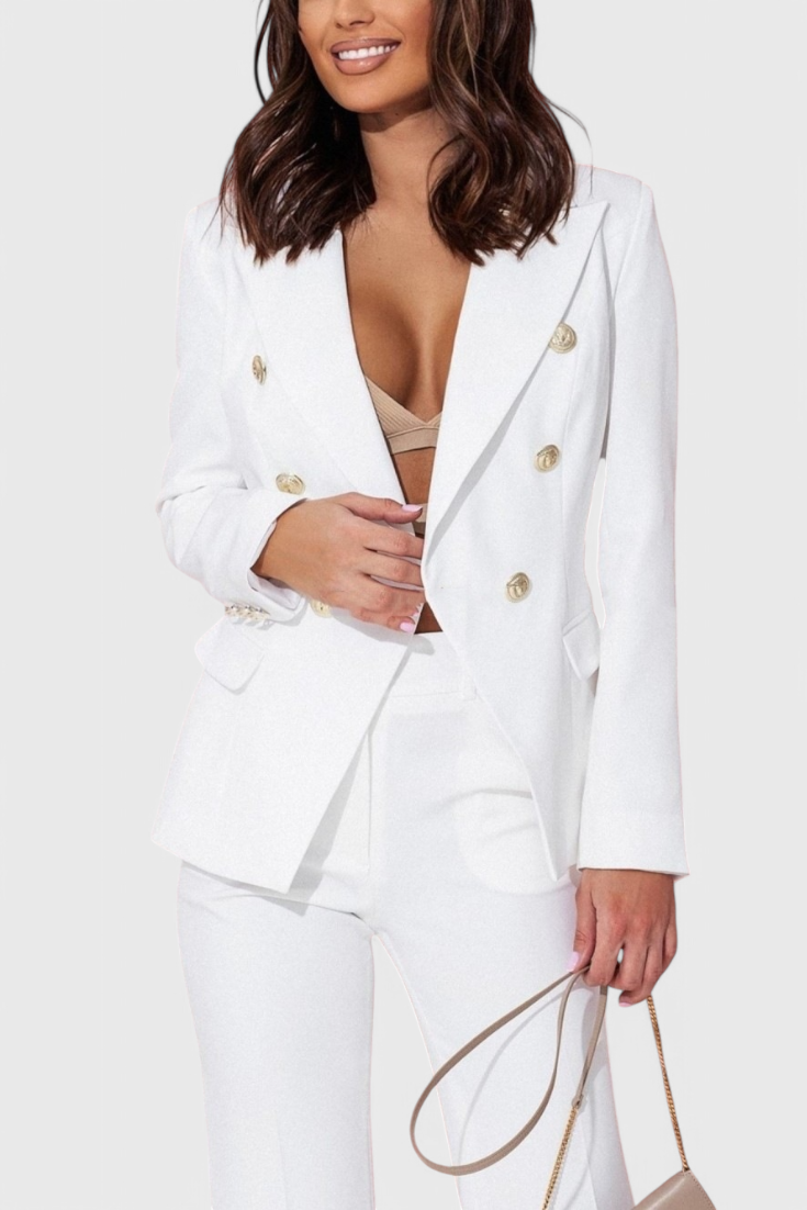 Rosalin Elegante Set con Blazer e Pantaloni