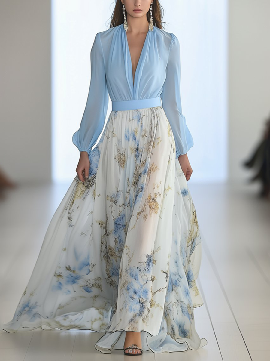 Penelope | Abito Maxi Floreale