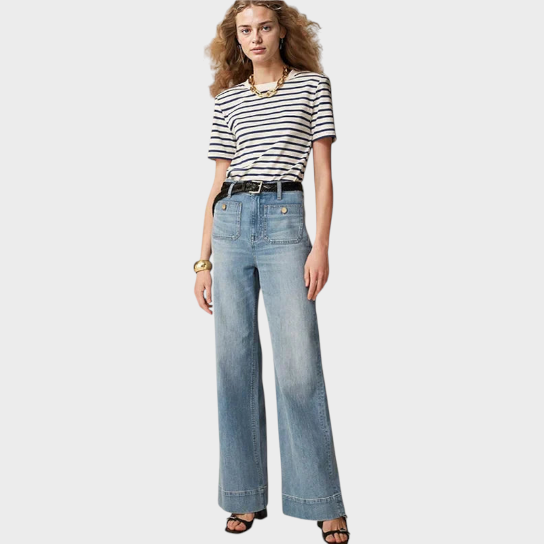 Jhana | Pantaloni Denim Capri