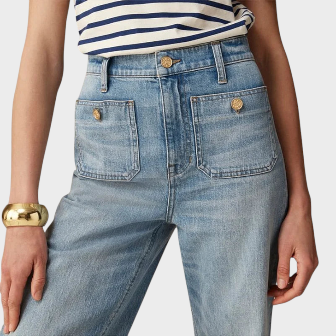 Jhana | Pantaloni Denim Capri
