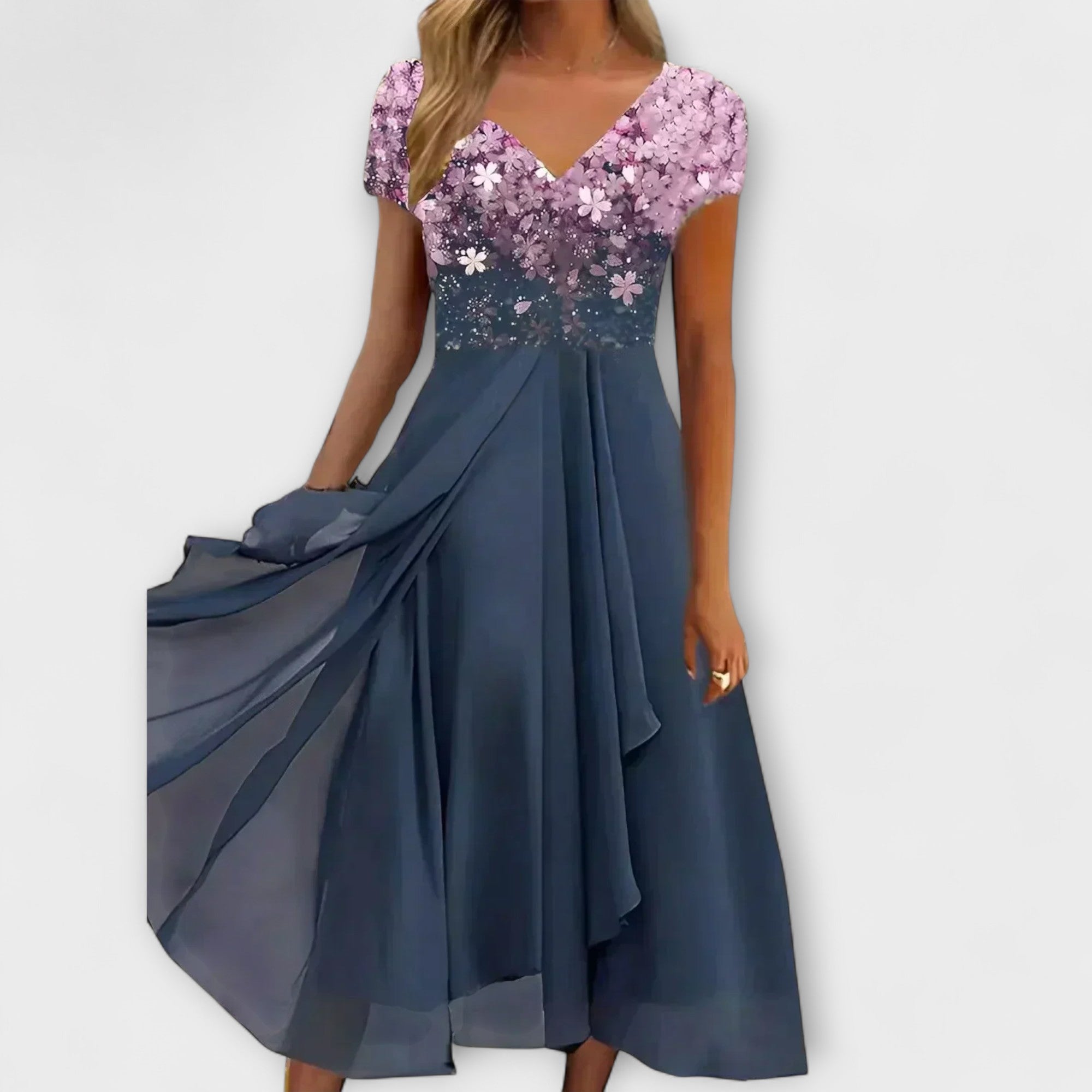 Lara — Abito da Festa in Chiffon per Donna