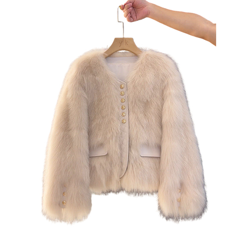 Aurelia Luxe giacca in pelliccia finta