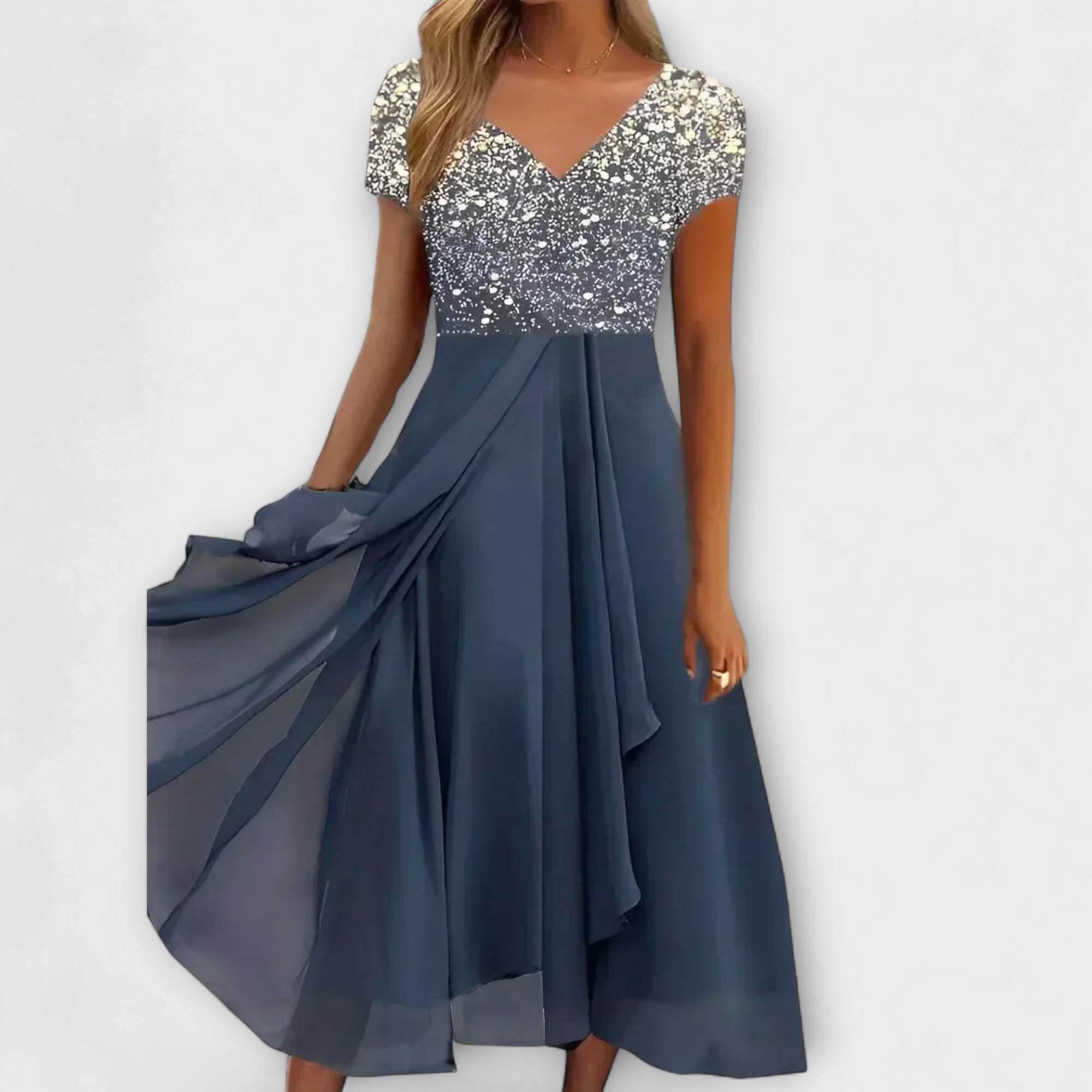 Lara — Abito da Festa in Chiffon per Donna