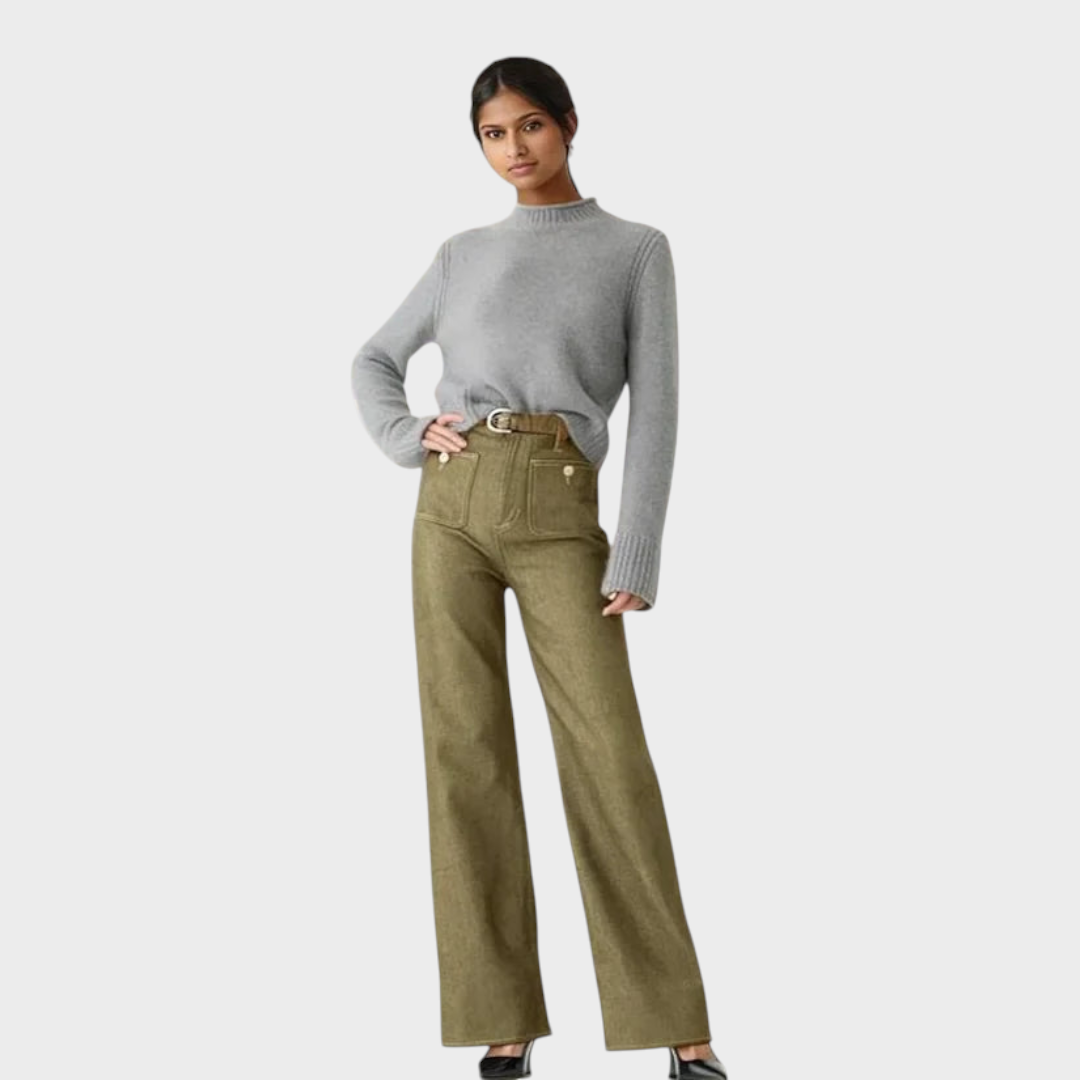 Jhana | Pantaloni Denim Capri