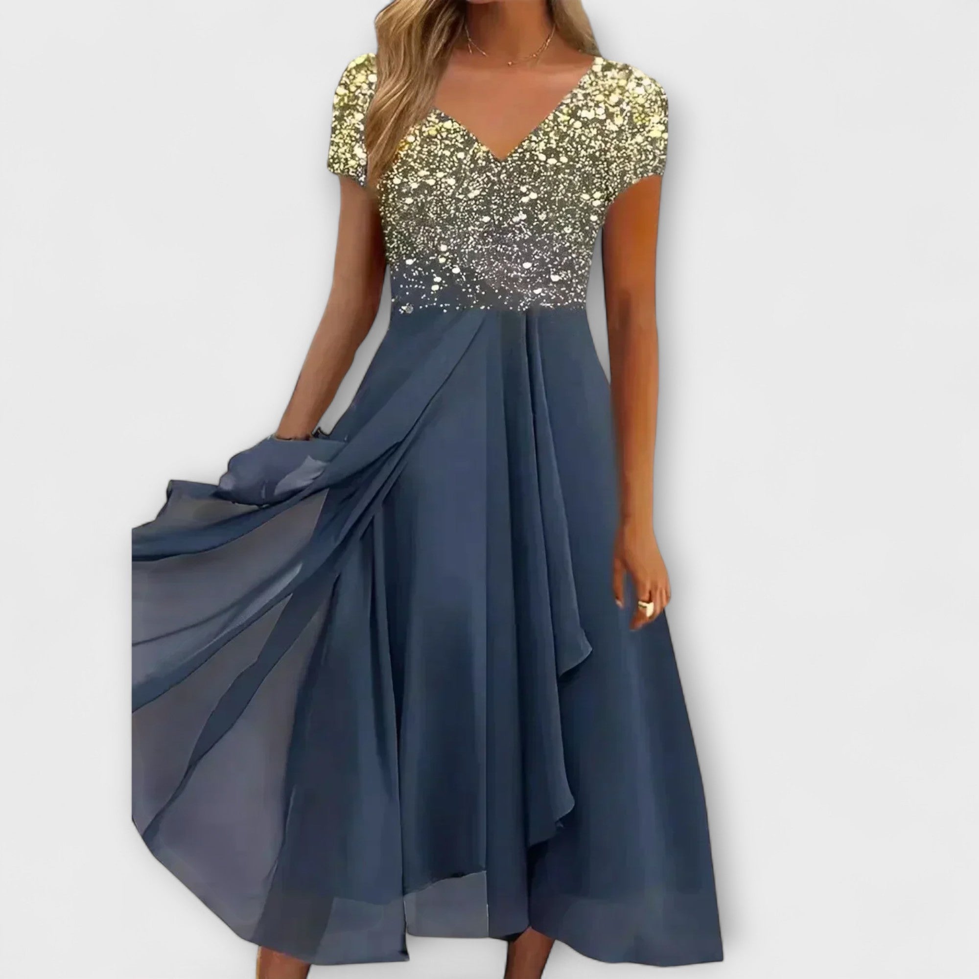 Lara — Abito da Festa in Chiffon per Donna