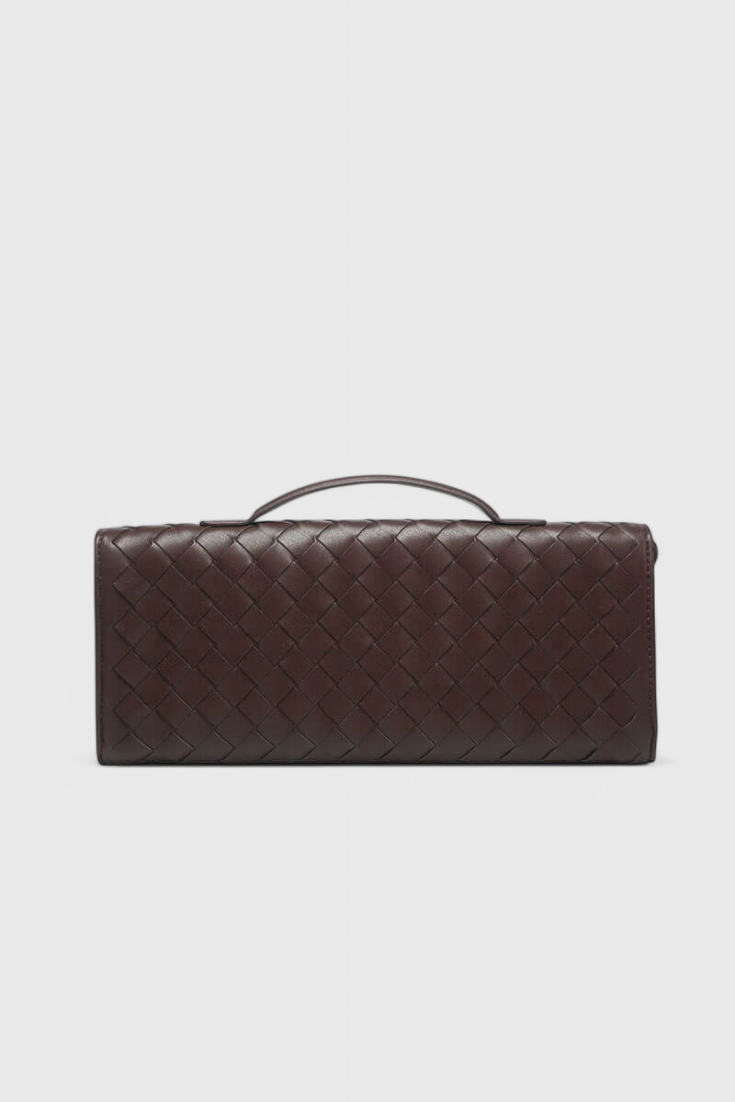 Melanie Clutch con Dettaglio Oro a Nastro